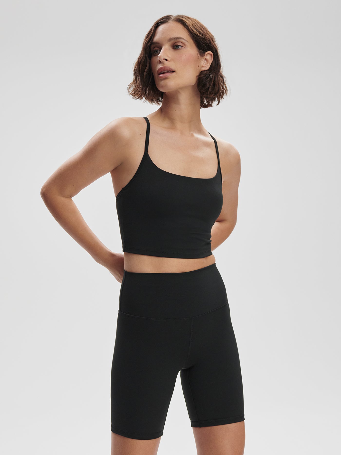 Varley Freesoft High Rise 7-Inch Shorts for Women - Black | Comfortable Workout & Lounge Shorts for Yoga, Running & Everyday Wear