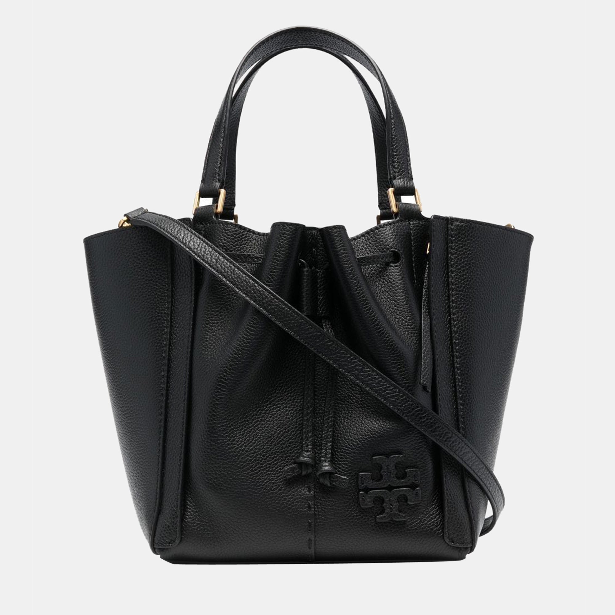 Stylish Black Leather Bucket Crossbody Bag for Women - Fashionable Shoulder Purse with Adjustable Strap, Perfect for Travel, Shopping & Everyday Use