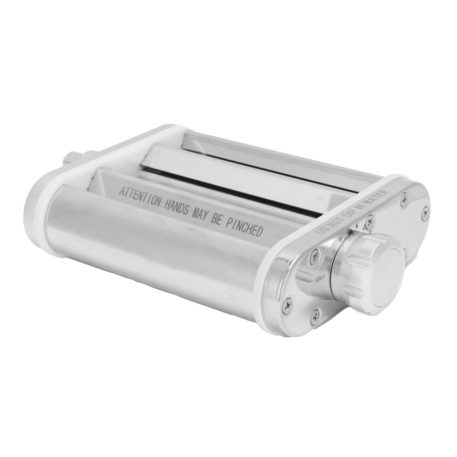 Premium Pasta Maker Cutter with SUS304 Stainless Steel Blades - Includes Brush & Screw for Fresh Homemade Pasta, Wonton, Dumpling Wrappers, Spaghetti & Lasagna - Perfect for Italian Cooking & Asian Cuisine