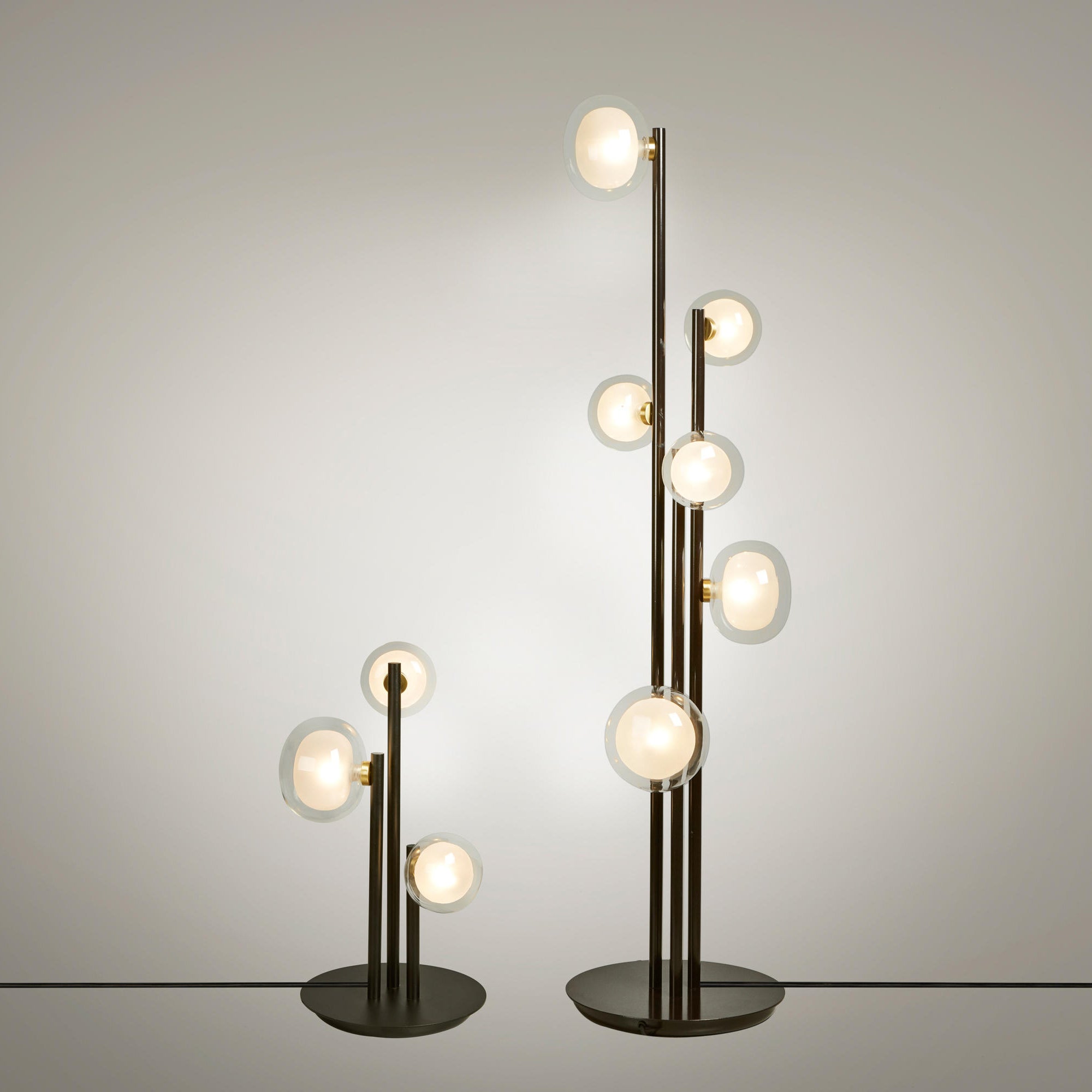 Nabila Modern Floor Lamp - Adjustable LED Standing Light for Living Room, Bedroom & Office - Warm White & Cool White Dimmable Lighting - Perfect for Reading, Relaxing & Decorating