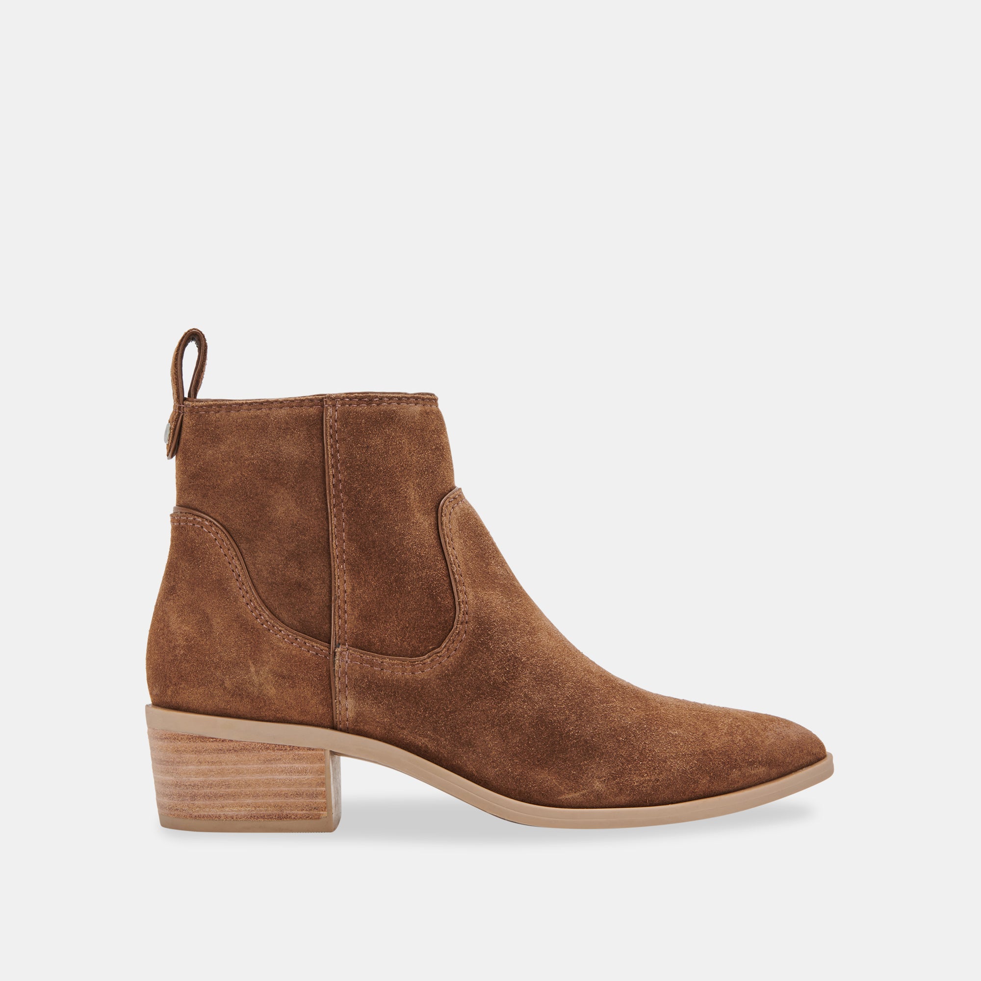 ABLE BOOTIES DK BROWN SUEDE - Women's Comfortable Winter Booties for Casual Wear & Outdoor Activities