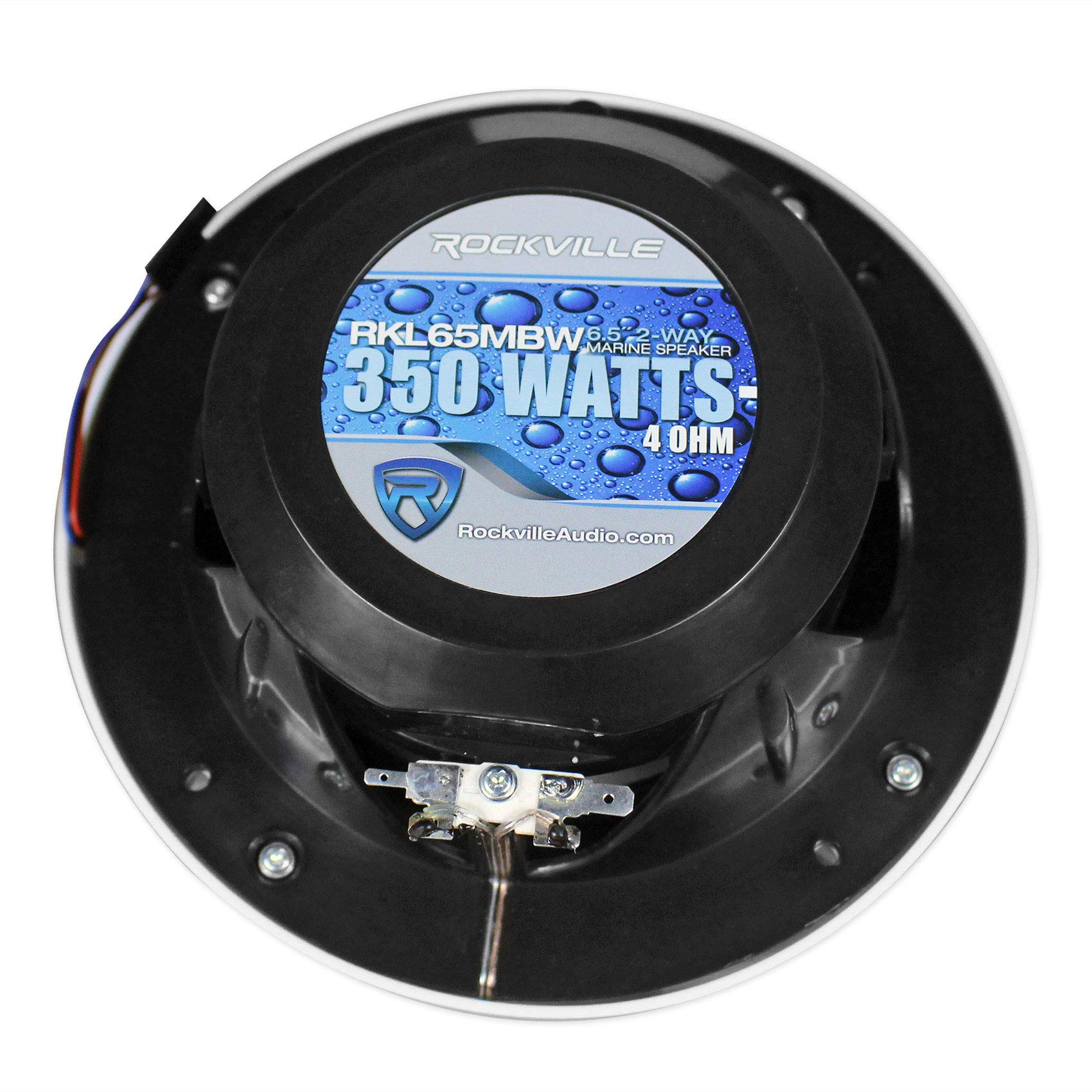 MB Quart MDR2.0 1-Din Marine Bluetooth Stereo with USB/AUX & (2) 6.5
