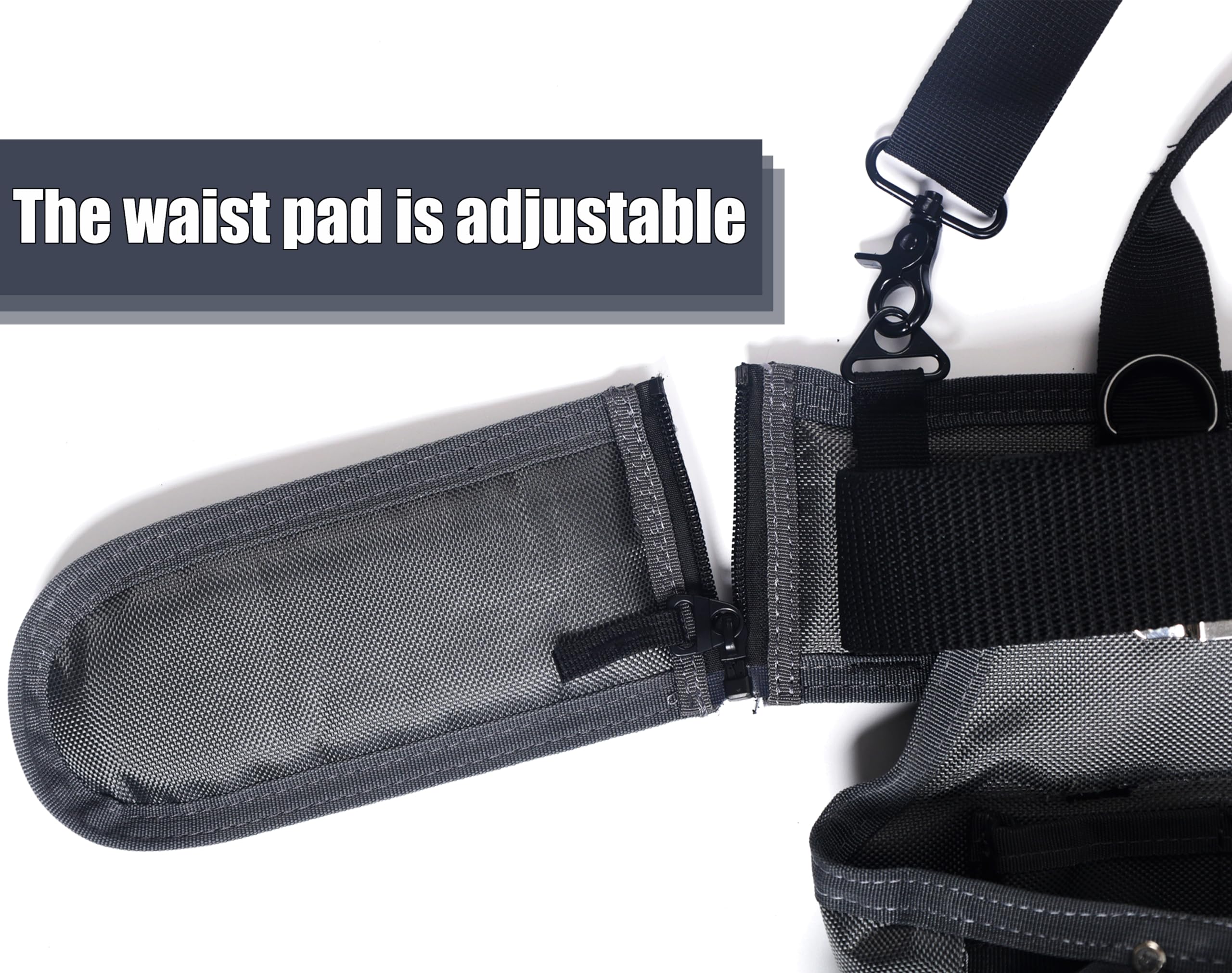 Heavy Duty Tool Belt for Men with Suspenders & Magnetic Pouch - Durable Construction & Carpenter Work Belt for Builders, Electricians & DIY Projects