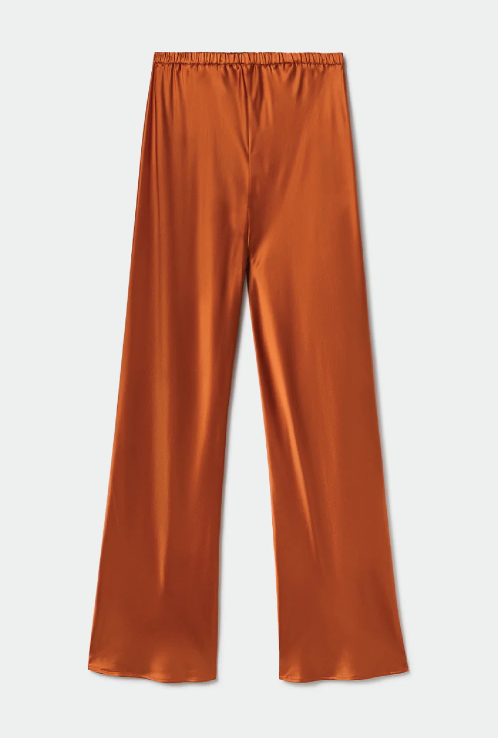 BIAS CUT PANTS UMBER - Women's High Waist Flowy Trousers for Office & Casual Wear | Comfortable Stretch Fabric for Work & Weekend Outfits