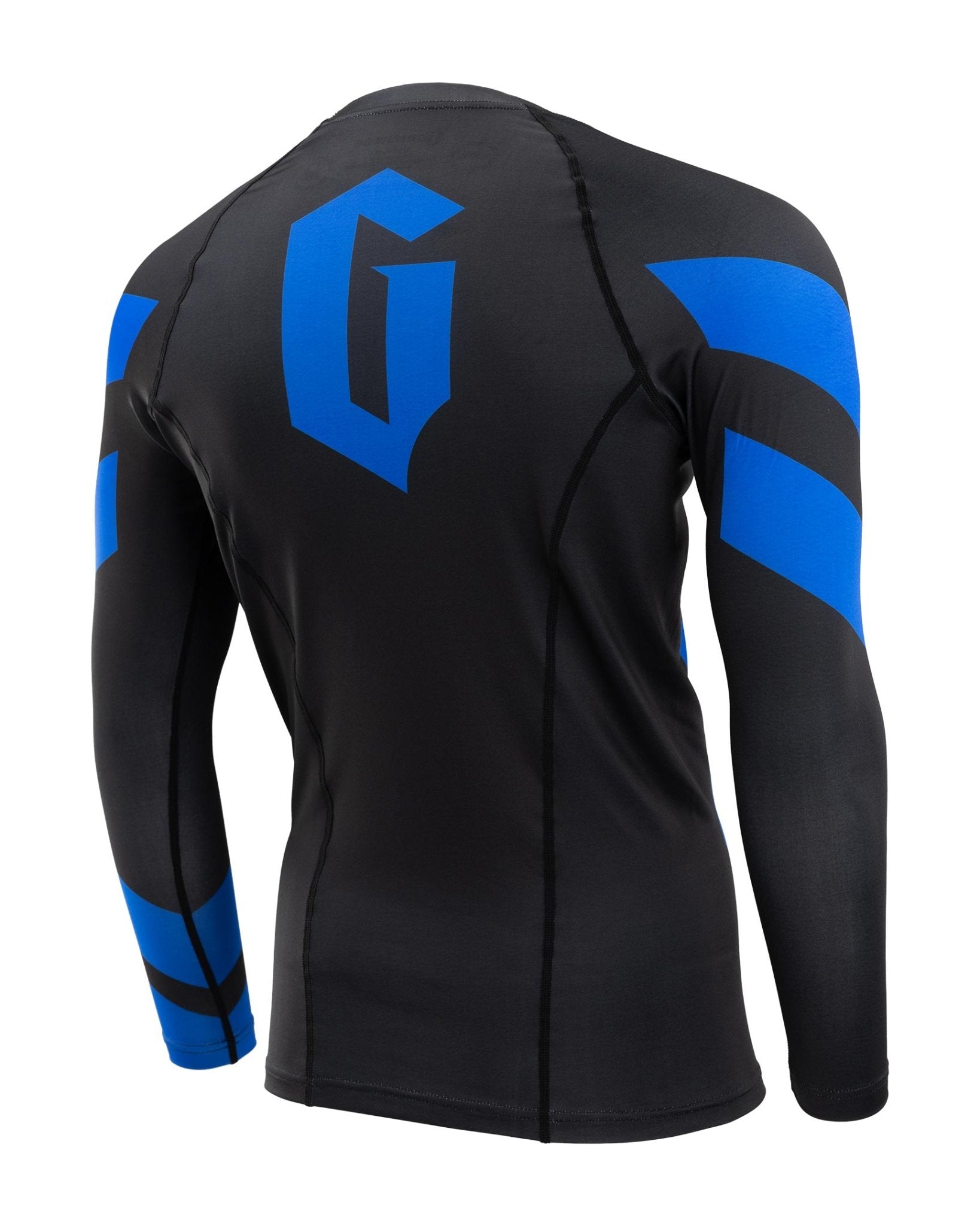 Men's Long Sleeve Pro Ranked Rash Guard - UPF 50+ Sun Protection for Surfing, MMA & Water Sports