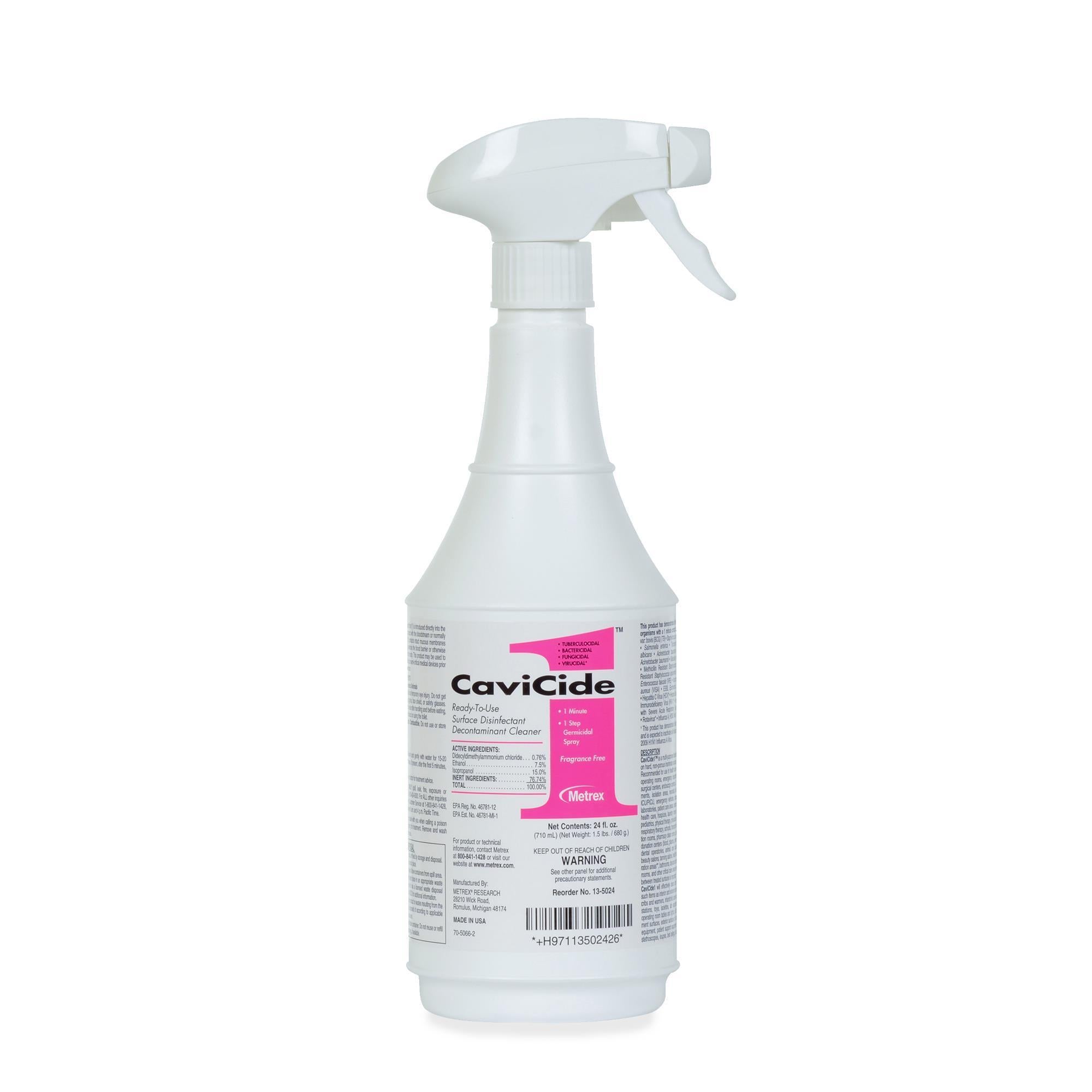 CaviCide Disinfectant Cleaner - Hospital-Grade Surface Disinfectant for Medical Equipment, Dental Tools & Healthcare Facilities | Kills Viruses & Bacteria | EPA Registered