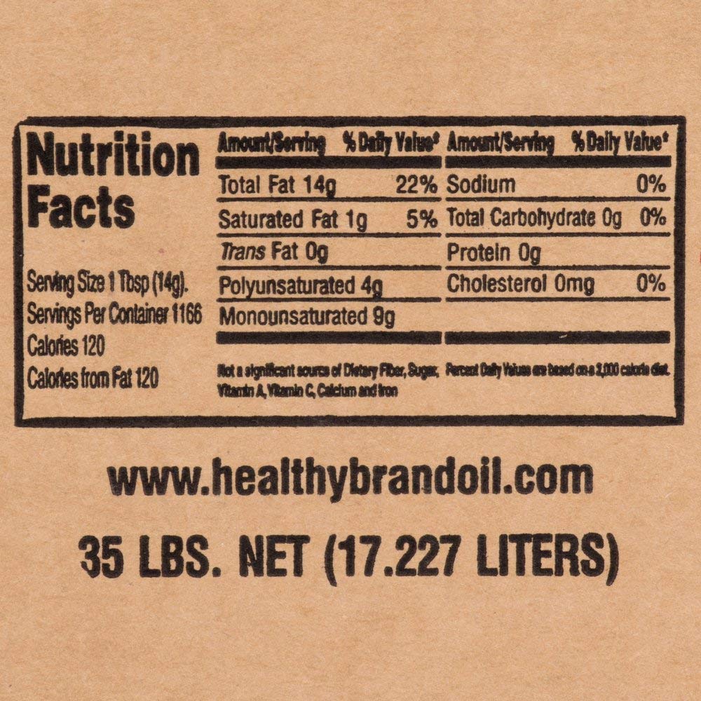 Premium 35 lb Canola Frying Oil - High Heat Cooking Oil for Restaurants, Catering & Home Use - Ideal for Deep Frying, Stir-Frying & Baking
