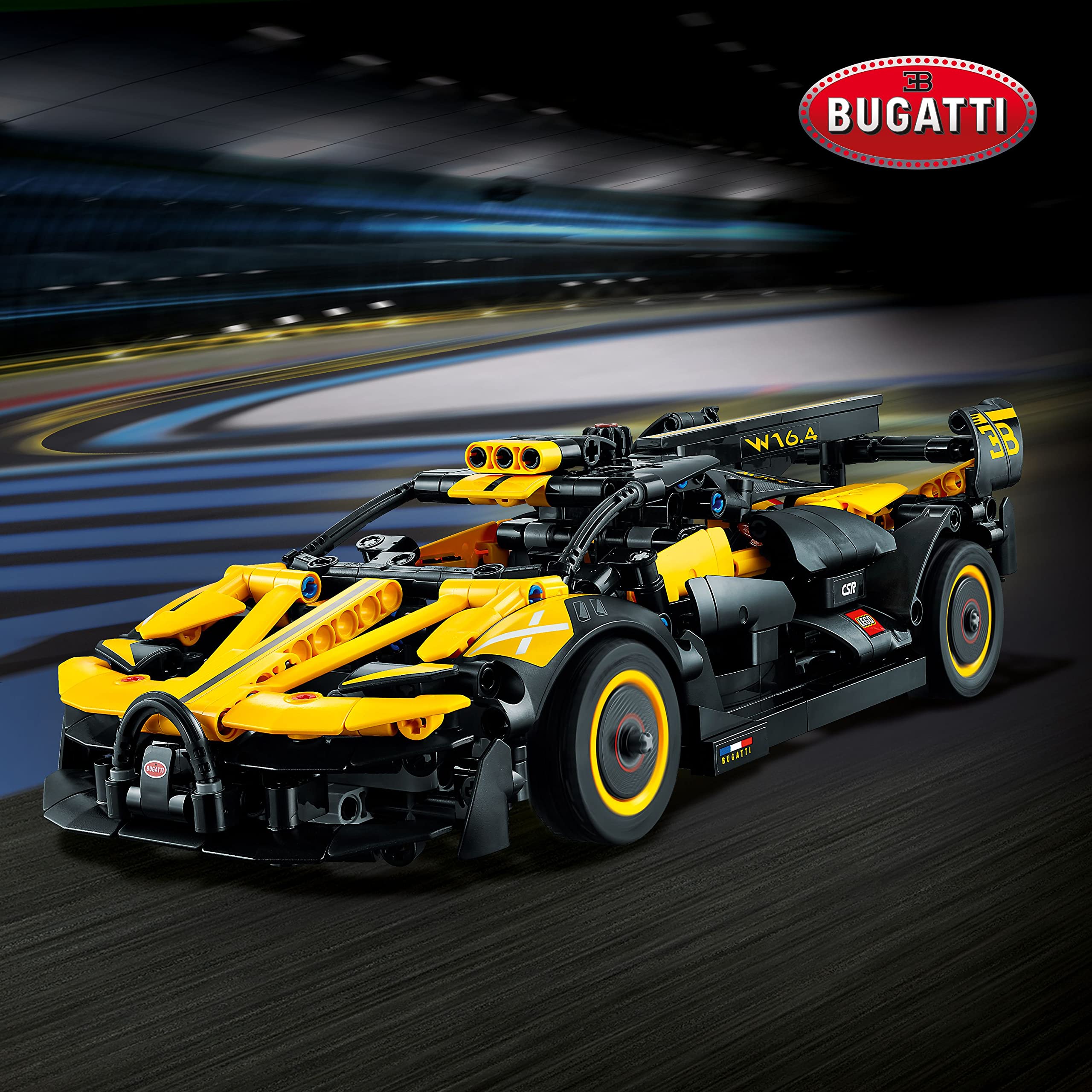 LEGO Technic Bugatti Bolide Racing Car Building Set 42151 - Collectible Sports Car Model Kit for Kids & Teens Ages 9+, STEM Engineering Toy for Boys & Girls - Perfect for Back to School, Birthday Gifts & Racing Enthusiasts