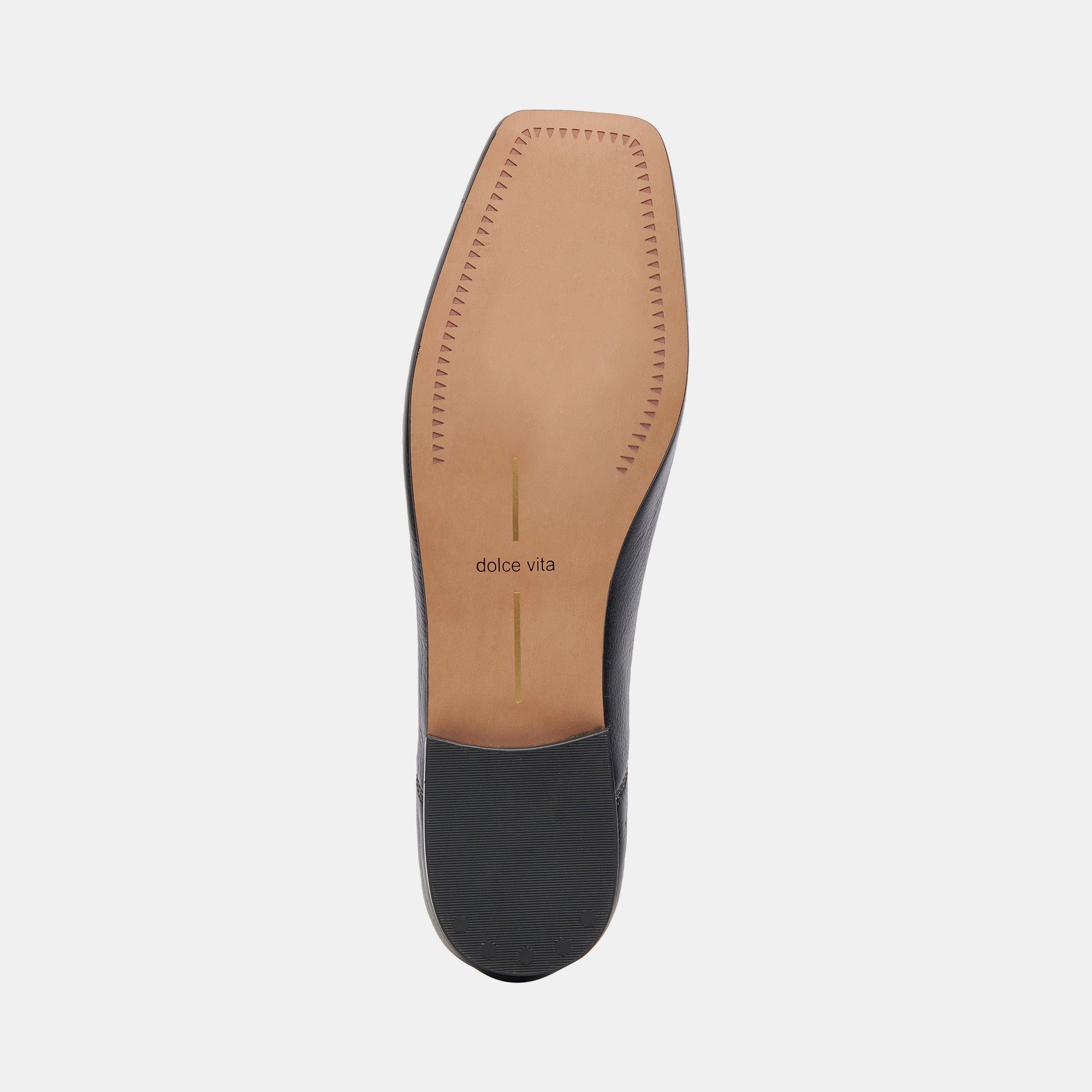 ANISA WIDE BALLET FLATS - Black Leather Women's Comfortable Slip-On Shoes for Work, Office & Casual Wear