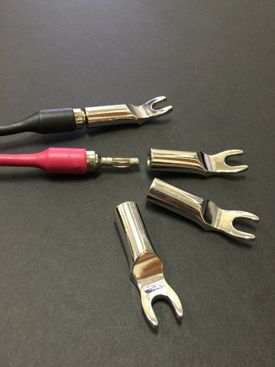 Cardas BTS Banana to Spade Adapter 6mm 1/4