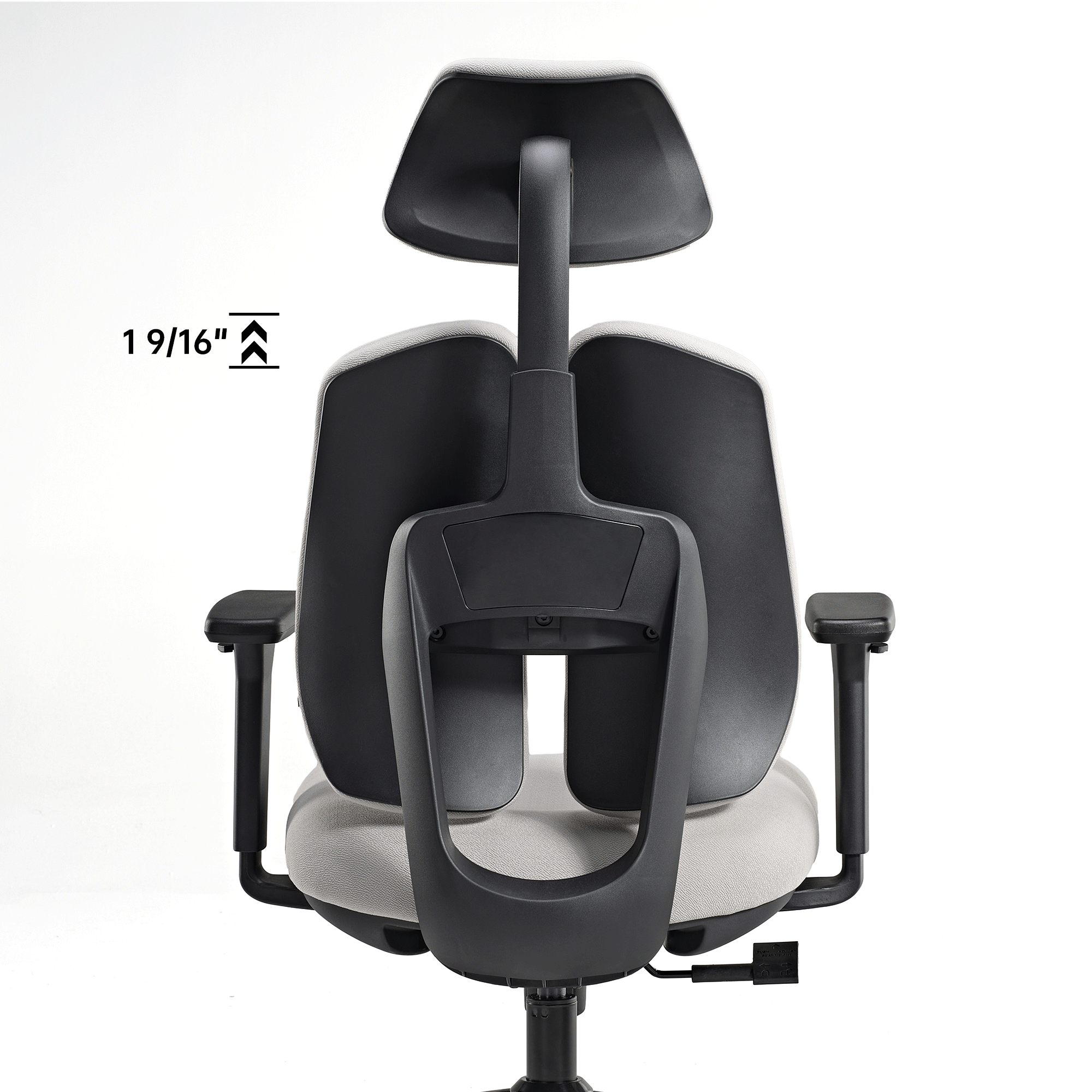 Ergonomic Office Chair with Dual Backrests & Flex Support - Perfect for Home Office, Gaming, and Long Work Sessions