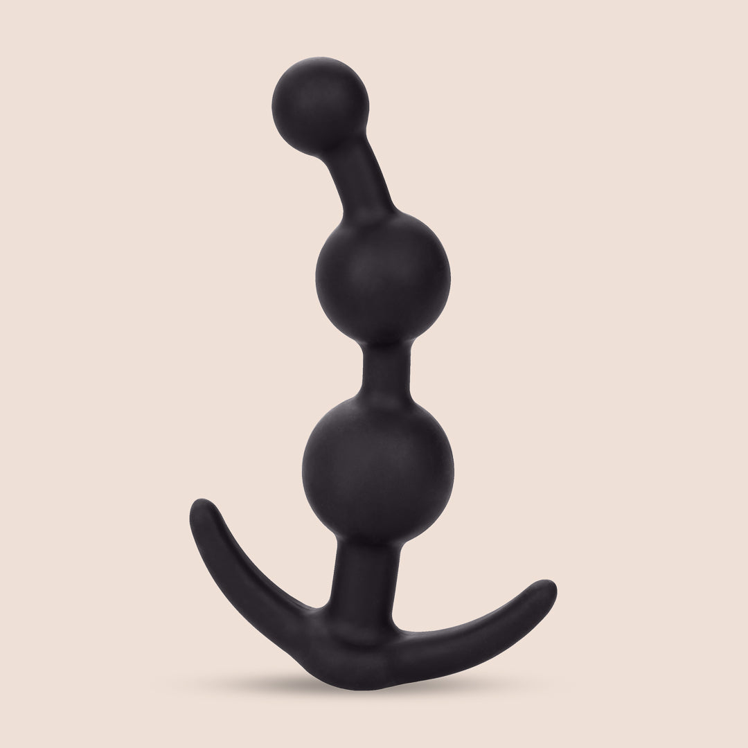 Booty Call Booty Beads - Tapered Silicone Anal Beads for Couples & Solo Play - Perfect for Sensual Massage, Foreplay & Intimate Exploration