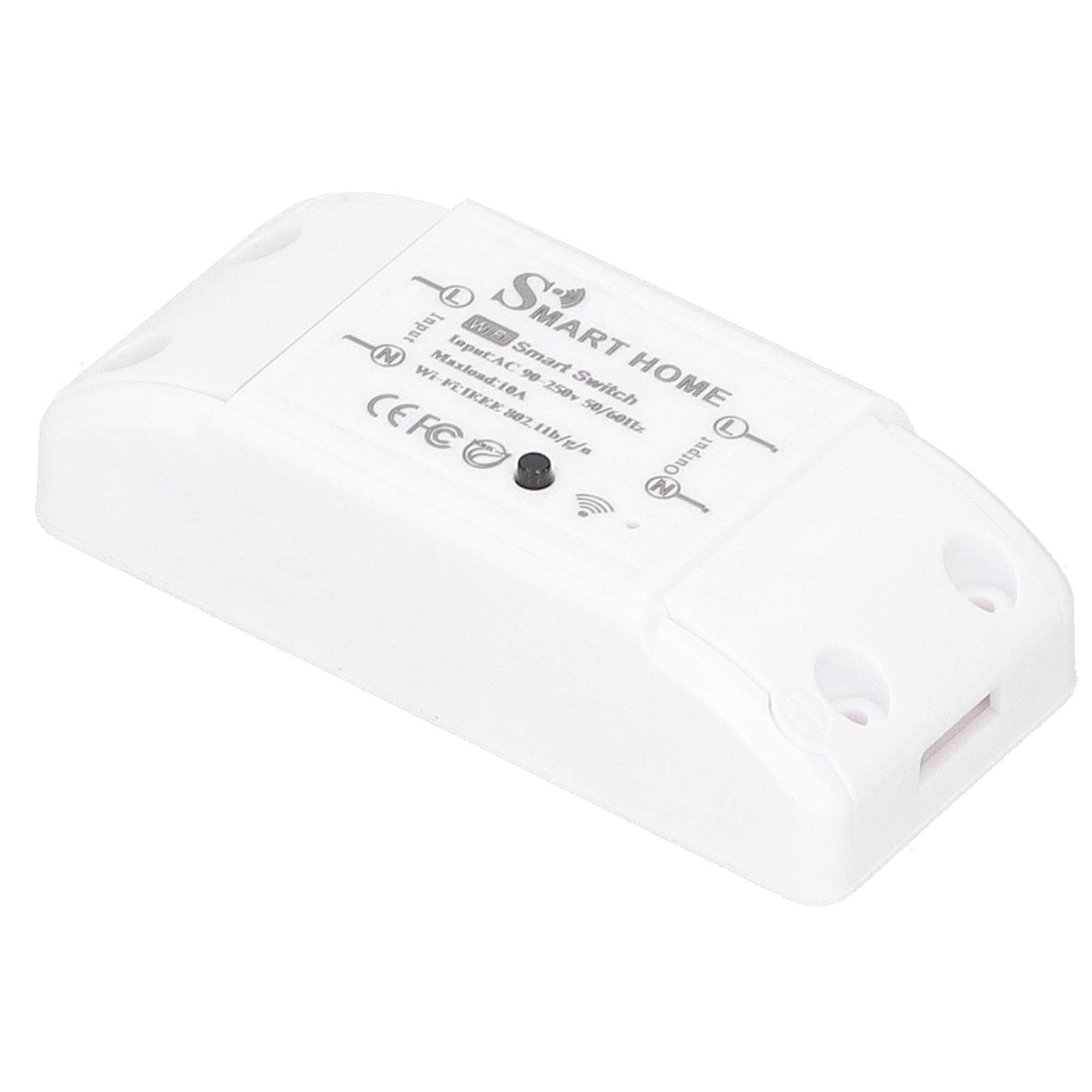 Smart WiFi Wireless Light Switch - DIY WiFi Breaker Dimmer Switch for Smart Home Automation, AC90-250V, Voice Control with Alexa & Google Assistant | Perfect for Bedroom, Living Room & Home Office Lighting Control