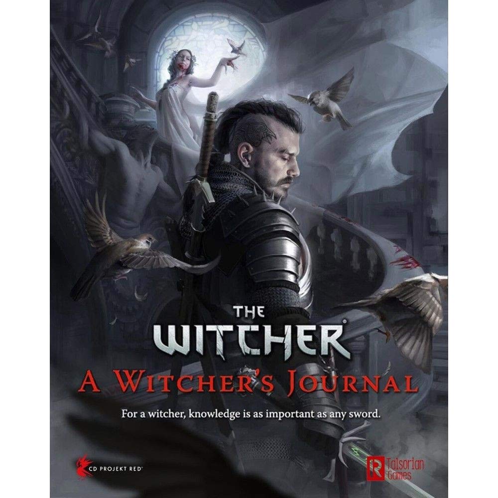 The Witcher RPG: A Witcher’s Journal Tabletop Role-Playing Game by R. Talsorian Games – Fantasy Adventure for Adults & Teens – Perfect for Game Nights & Storytelling Campaigns