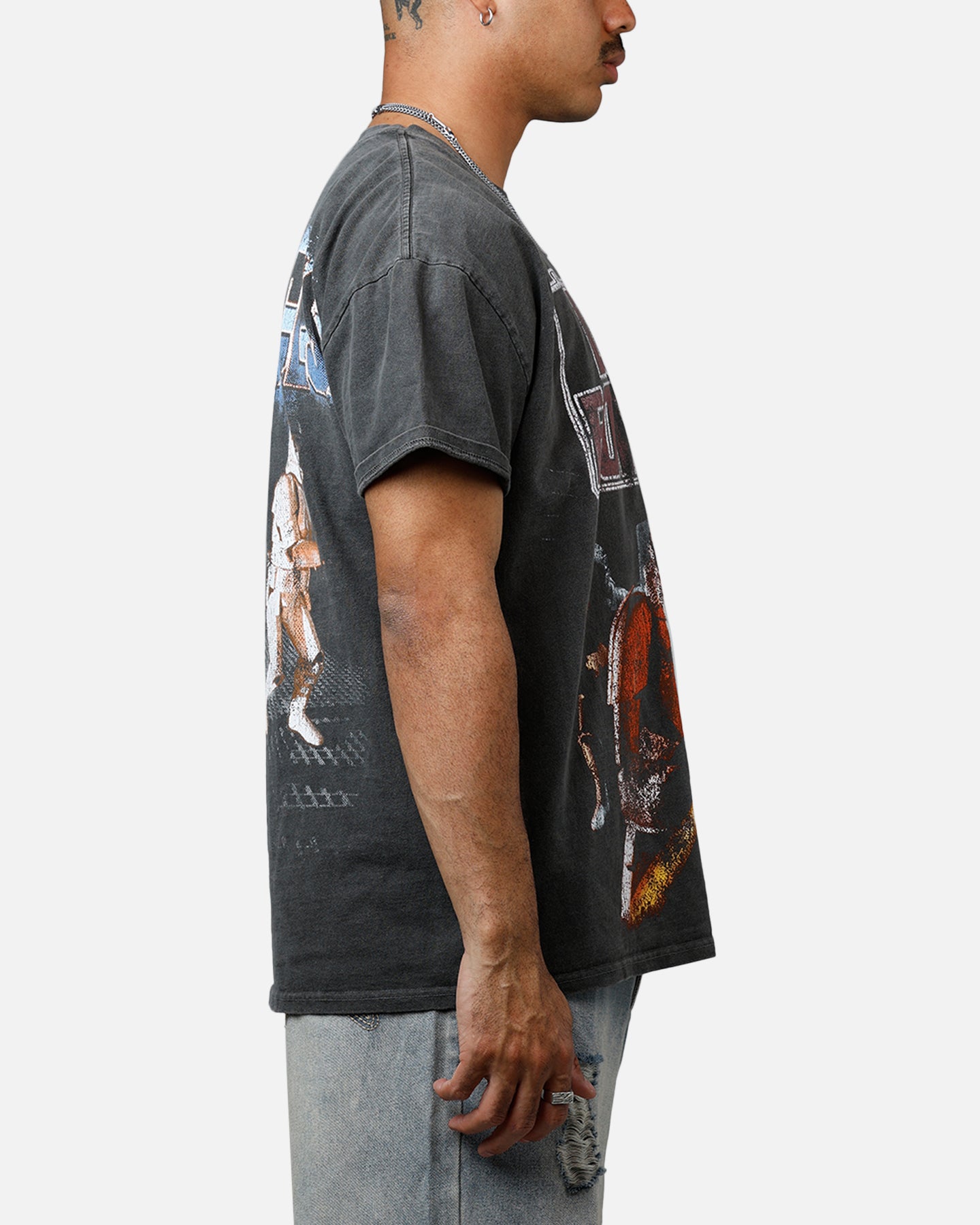 Star Wars Battlefront Dark Forces Heavyweight T-Shirt - Black Wash | Vintage American Thrift Style | Perfect for Cosplay, Gaming Events & Casual Wear