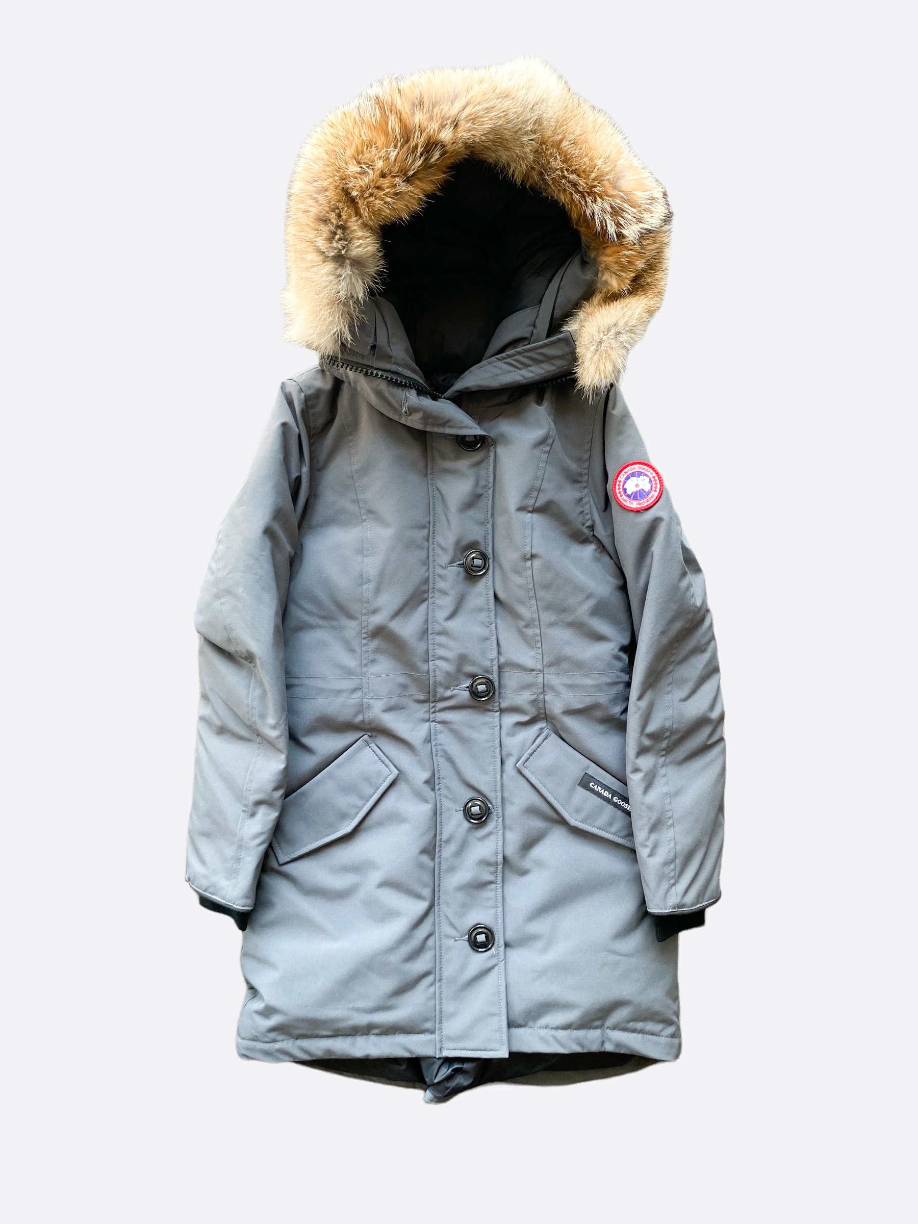 Canada Goose Graphite Fusion Rossclair Women's Parka - Premium Winter Coat for Cold Weather, Waterproof & Windproof, Fashionable Outerwear for Snow, Travel & City Life
