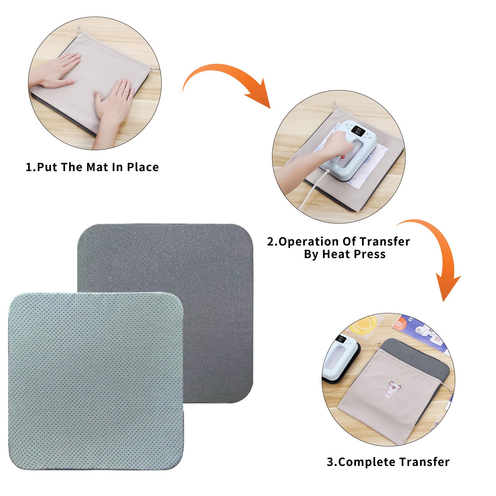 Heat Press Mat for Cricut EasyPress & EasyPress 2 - 15