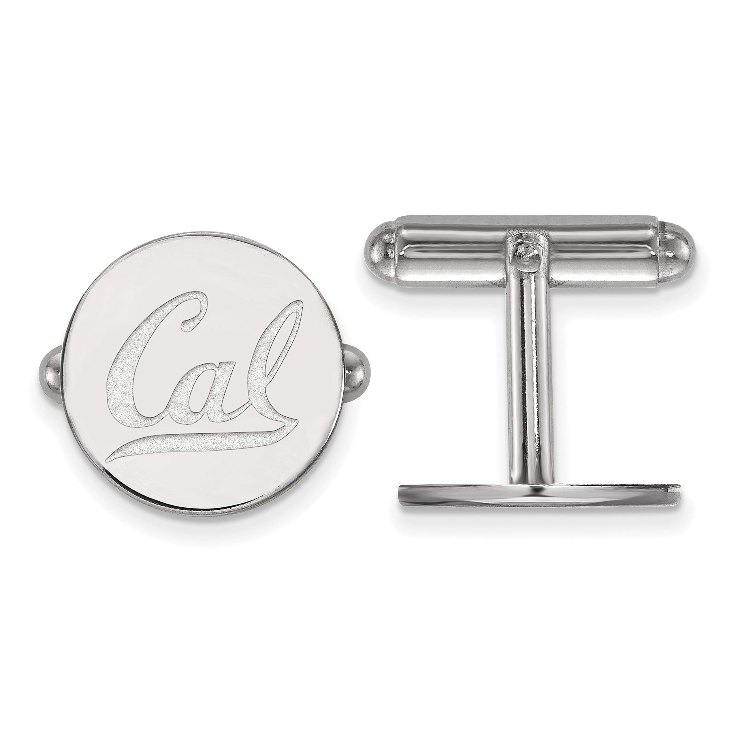 UC Berkeley California Golden Bears Sterling Silver Cufflinks Set (16x16mm) – Perfect for Graduation Gifts & Formal Events