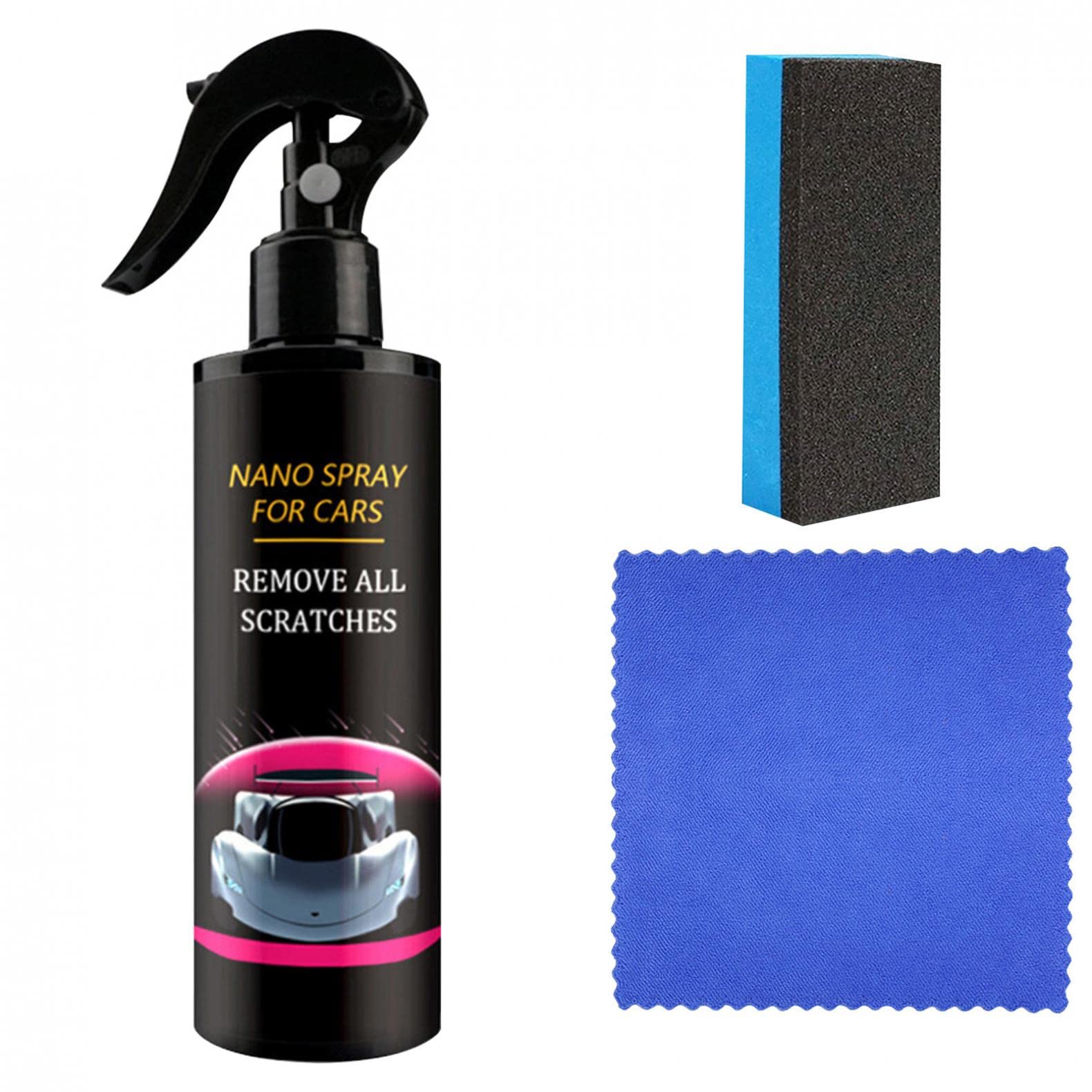 **Car Scratch Repair Nano Spray - 250ML | Fast & Portable Scratch Removal for All Car Bodies | Perfect for DIY Car Detailing & Touch-Ups at Home or On-the-Go**