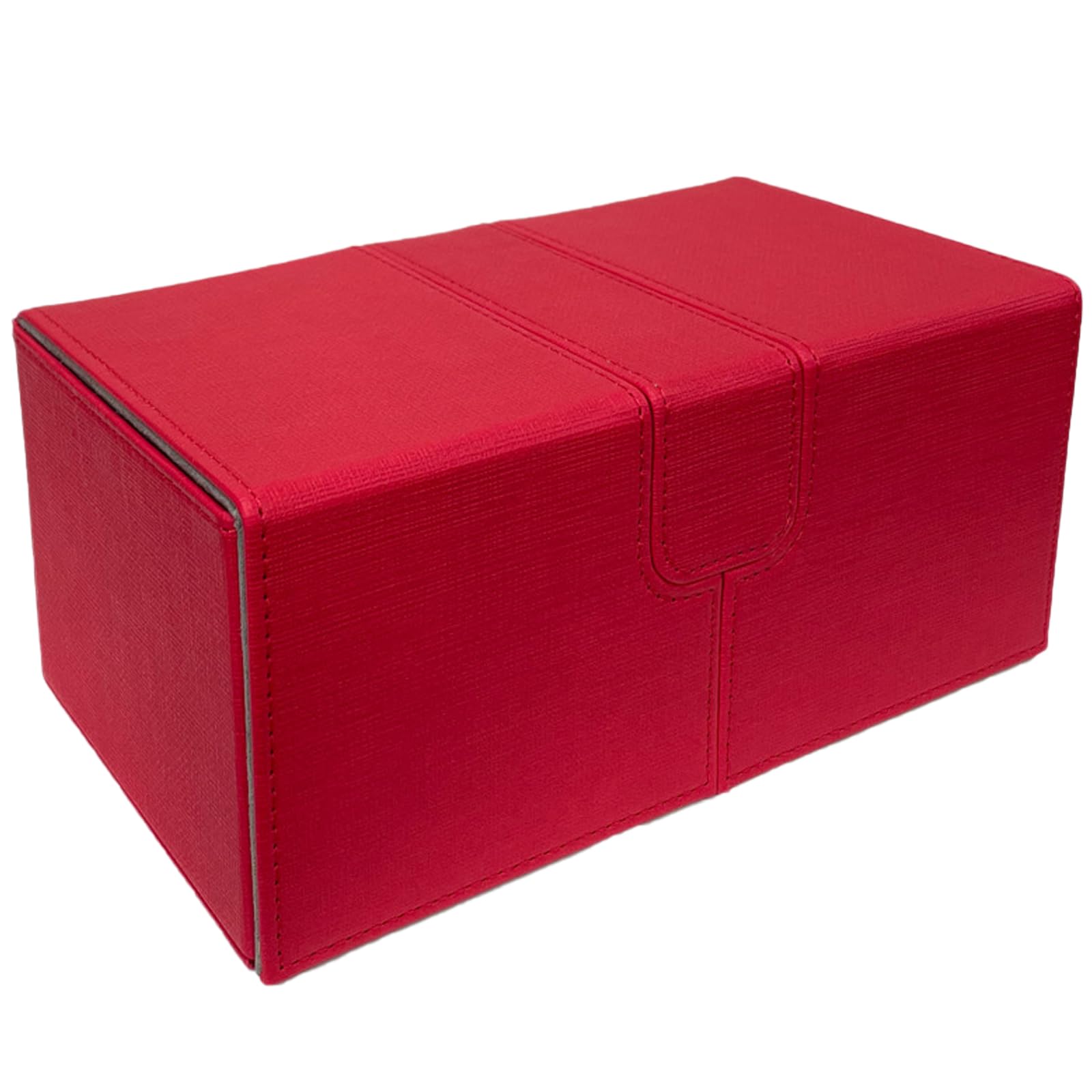 Premium PU Leather Playing Card Storage Box - Durable Deck Holder for Poker, MTG, Yu-Gi-Oh & Collectible Cards | Portable Card Case for Travel, Game Nights & Organized Storage