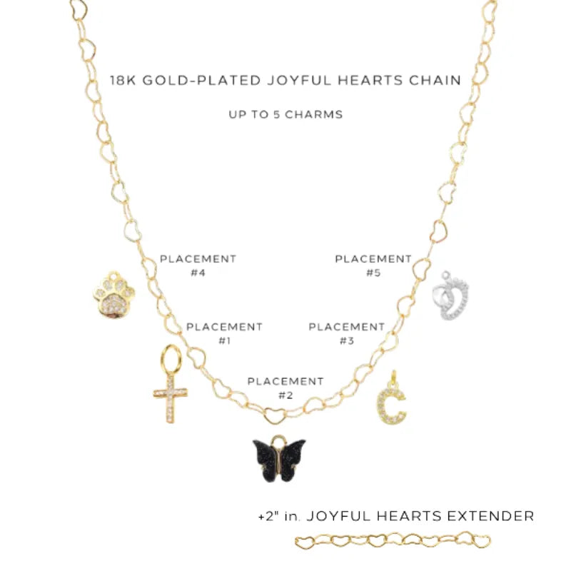 Charm Necklace with Assorted Charms - Elegant Layering Jewelry for Women - Perfect for Everyday Wear & Special Occasions