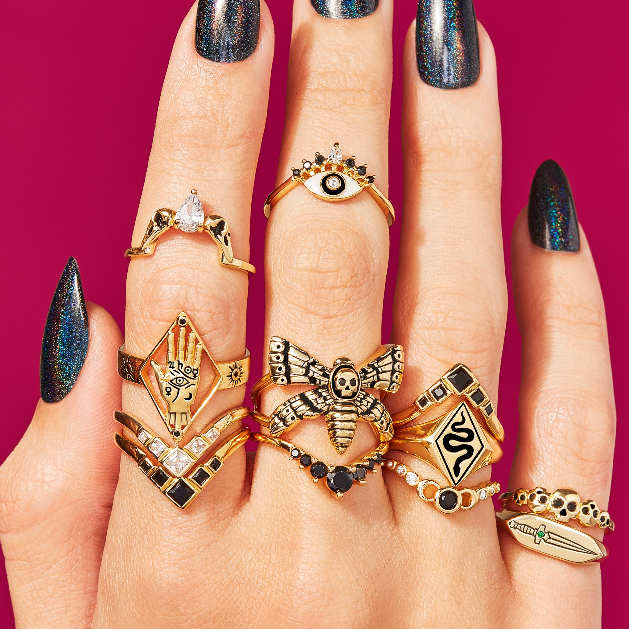 Lucky Fortune Ring for Women - Elegant Gold & Silver Jewelry for Good Luck & Wealth - Perfect for Gifts, Parties & Special Occasions