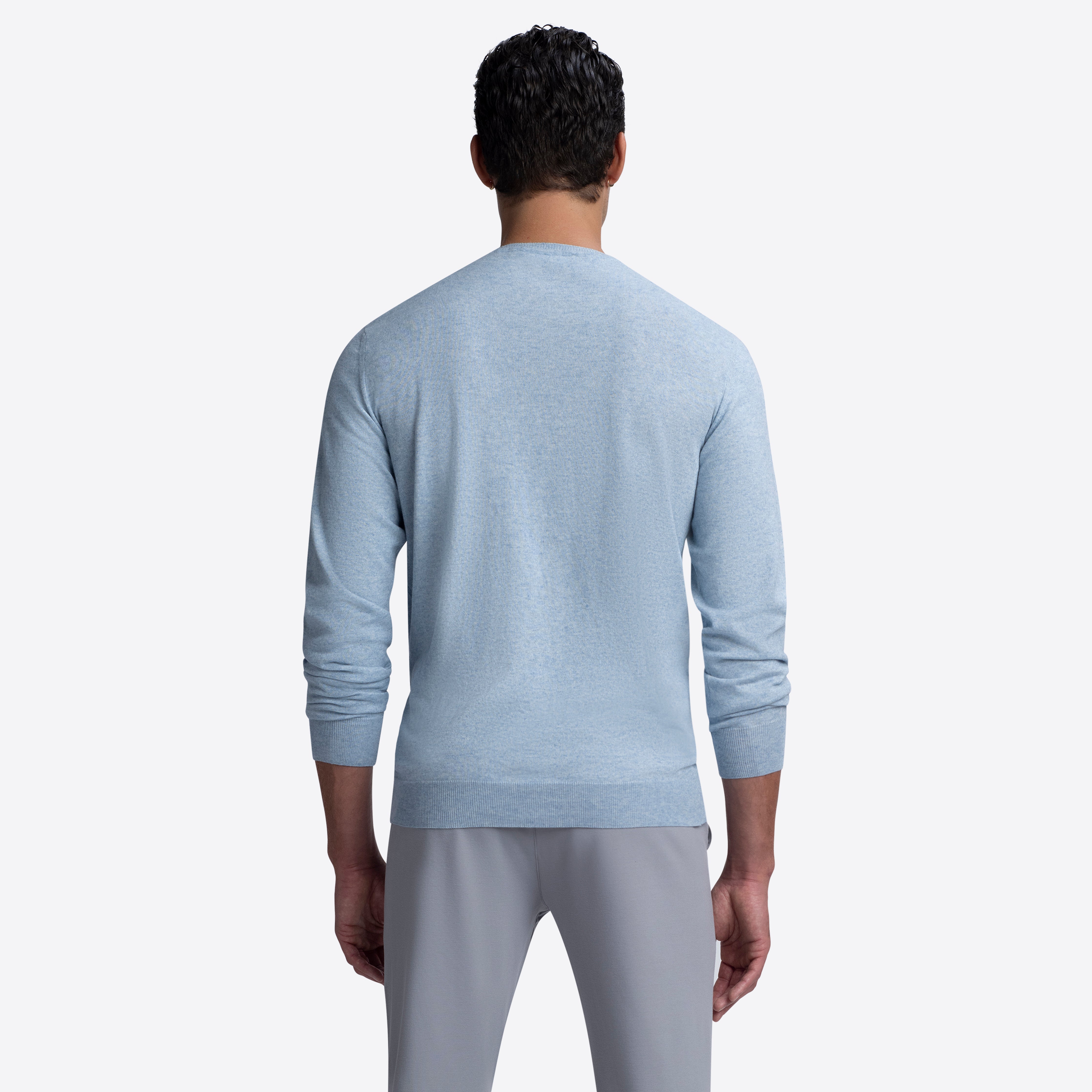 Soft Crew Neck Melange Sweater for Men & Women | Comfortable Casual Knit Pullover | Perfect for Fall & Winter Outfits, Office Wear & Cozy Weekends