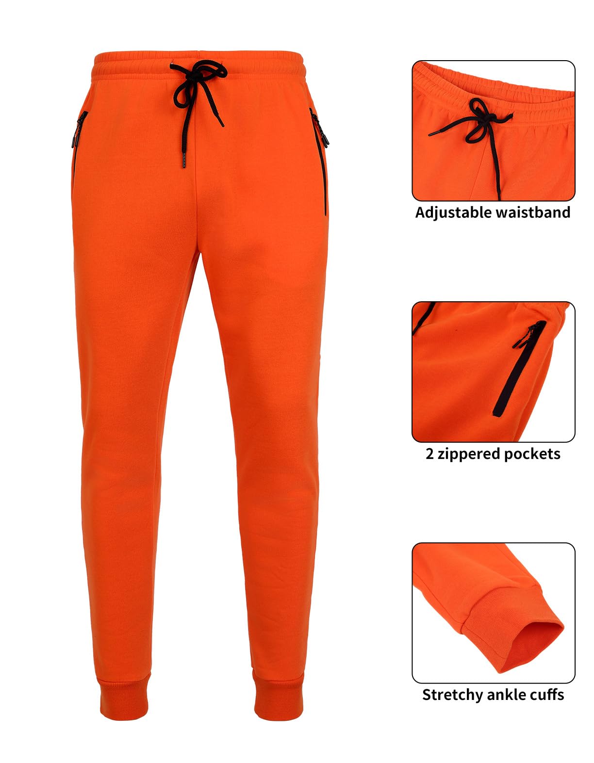 Men's 2-Piece Tracksuit Set - Comfortable Sweatpants & Hoodie with Pockets for Jogging, Gym & Casual Wear | Athletic Sweatsuit for Men