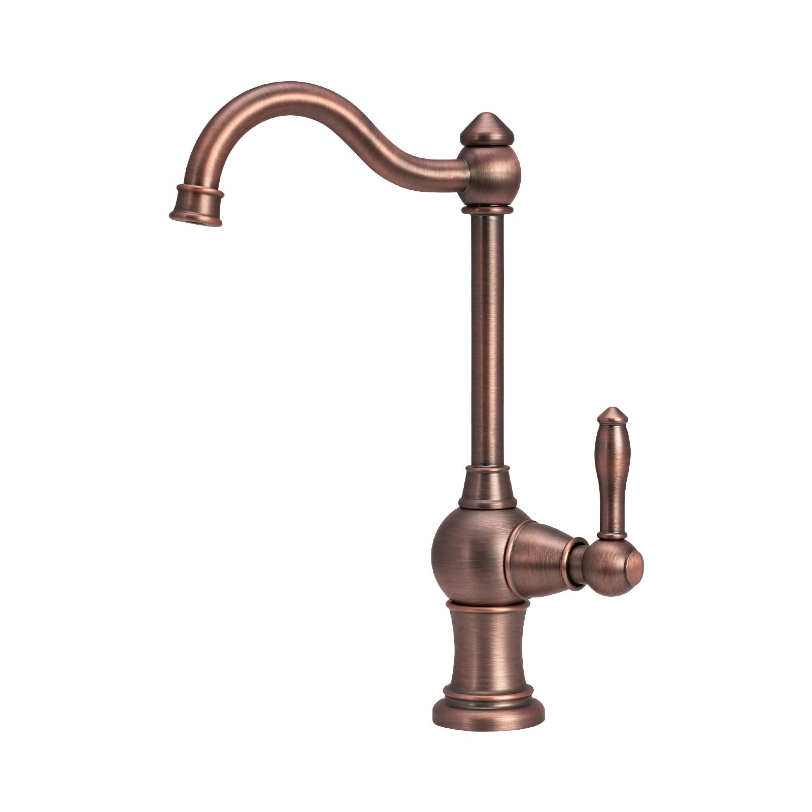 Akicon Antique Bronze Brass Kitchen Faucet for RO & Filtration Systems - Cold Water Only, Non-Air Gap Design - Perfect for Modern & Farmhouse Style Kitchens