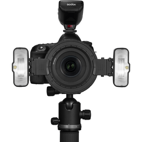 Godox MF12 Macro Flash 2 Light Kit for DSLR Cameras - Professional Ring Light for Close-Up Photography, Jewelry, Dental & Product Photography