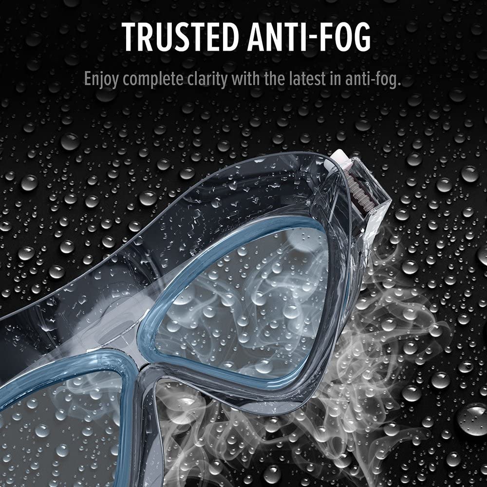 Professional Anti-Fog Clear Swimming Goggles with UV Protection - Comfortable & Durable for Pool, Beach, and Competitive Swimming