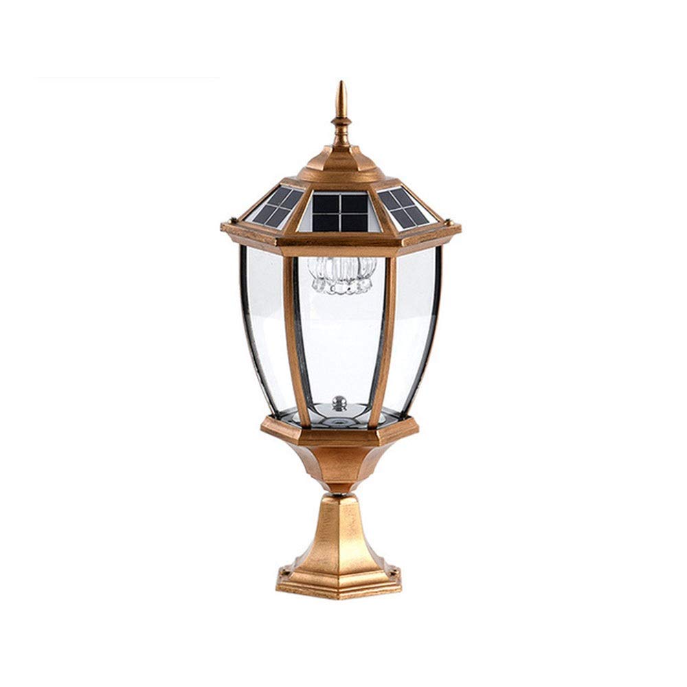 Solar Powered Outdoor Post Lights - Waterproof Fence & Wall Mounted Garden Lights for Patio, Porch, Courtyard, Villa & Street Lighting | Weatherproof Solar Lamp Posts for Pathway, Driveway & Landscape Decoration