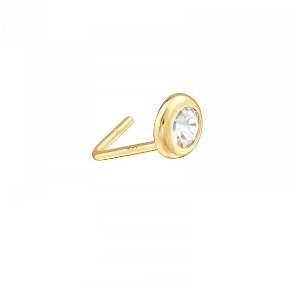 3mm Gold Nose Stud - 14K/18K Real Gold Nose Ring - Hypoallergenic Body Jewelry for Women - Perfect for Daily Wear, Parties & Special Occasions