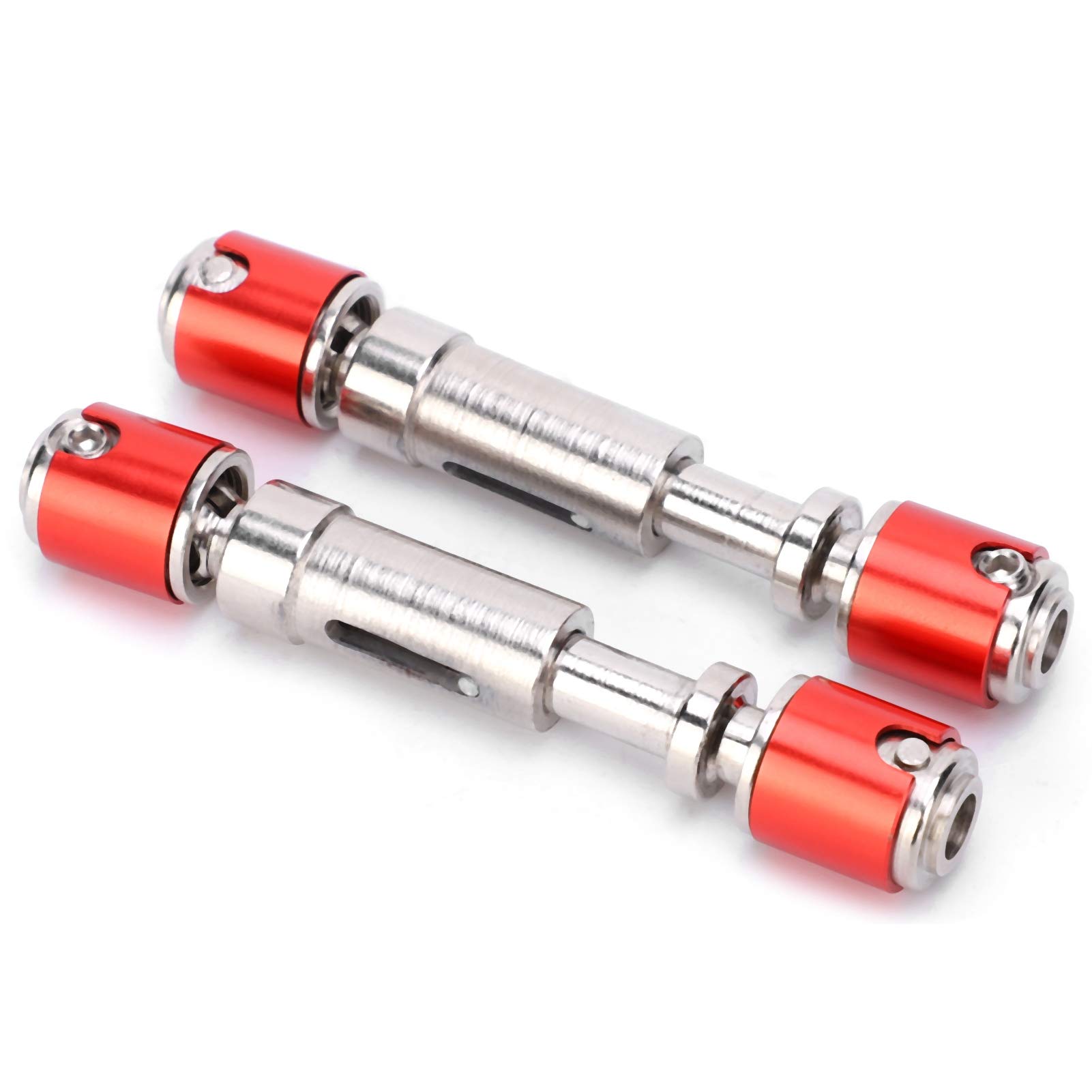 VGEBY 62mm Stainless Steel Drive Shaft for SCX10 1/10 RC Crawler Car - Durable Replacement Part for Off-Road RC Model Cars - Perfect for Rock Crawling, Trail Adventures & RC Car Upgrades