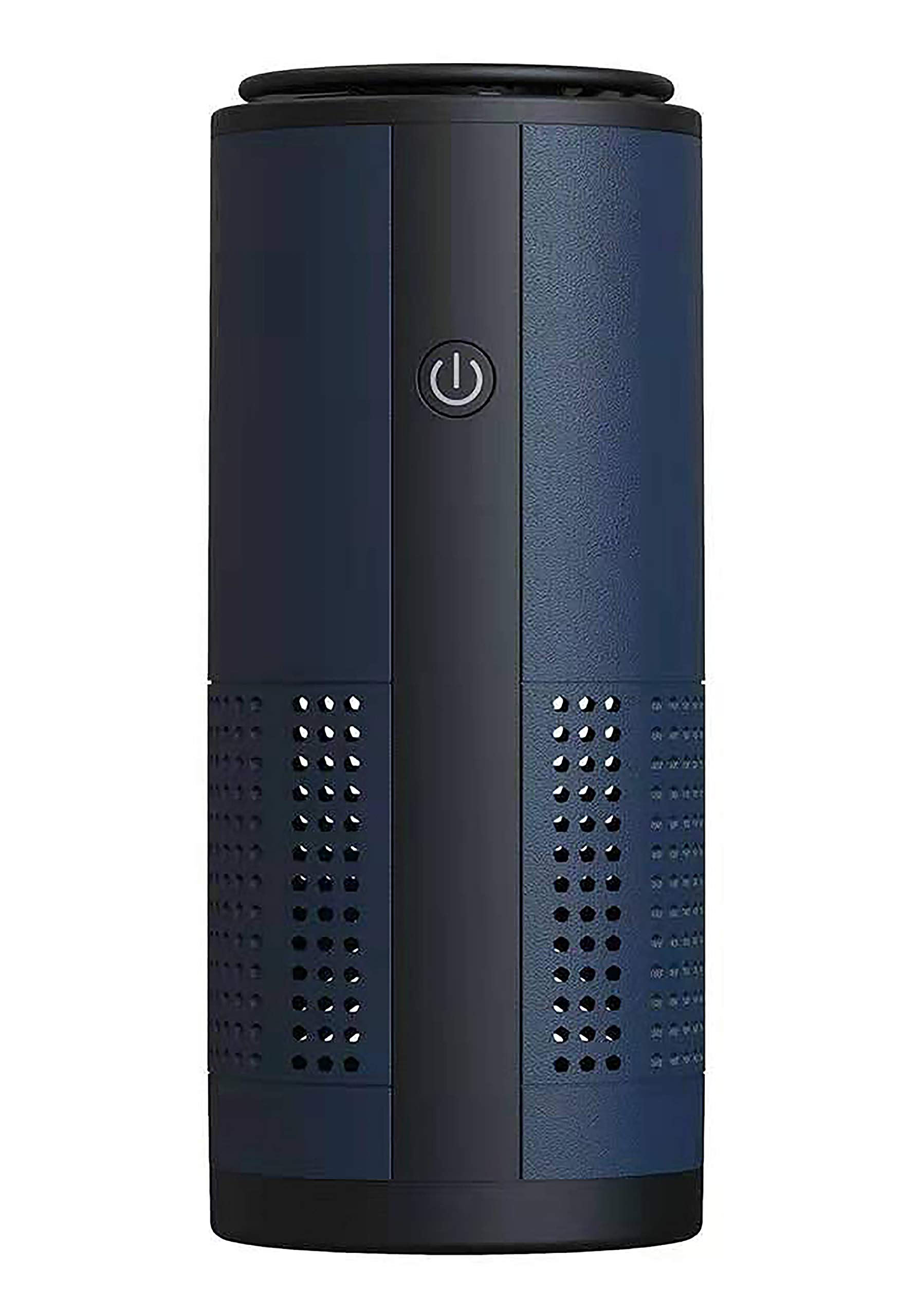 Portable Mini Air Purifier with HEPA Filter - USB Charging, Travel Size for Car, Bedroom & Desk | Compact Air Cleaner for Home, Office & Travel Use - Blue