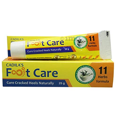 BLUEKITES Ayurvedic Foot & Elbow Cream with 11 Herbs - Deep Nourishing Treatment for Dry, Cracked Skin - All Skin Types - Pack of 4 (25g Each) - Perfect for Pedicures, Foot Massages & Nighttime Skin Repair