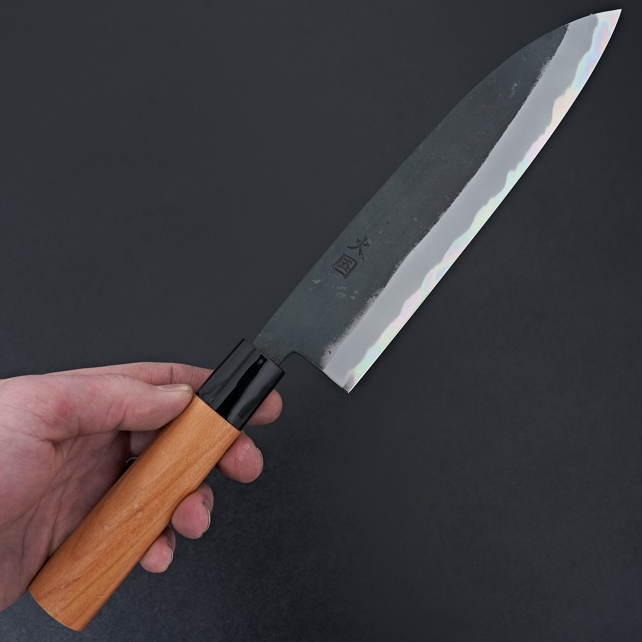 Premium Hinokuni White #1 Gyuto Japanese Chef Knife 210mm - High Carbon Steel Blade for Professional Sushi, Sashimi & Meat Cutting - Perfect for Home Chefs & Culinary Enthusiasts