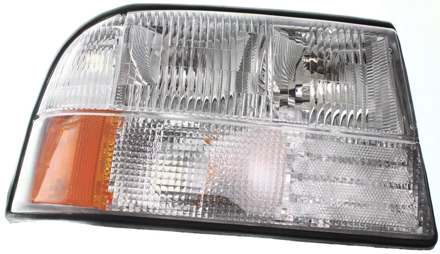 GMC Sonoma 1998-2004 Replacement Headlight Assembly - Driver & Passenger Side Halogen with Bulbs - Fits SL, SLE, SLS Models (No Fog Lights) - Replaces OEM #16526227, 16526228 - Perfect for Night Driving & Vehicle Restoration Projects