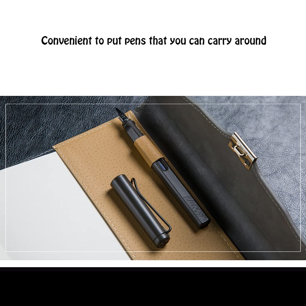 Locked Password Notebook - Retro Business Diary with 120 Thickened Sheets, Portable Multifunctional Notepad for Office, School & Travel (Black) | Perfect Gift for Professionals & Students