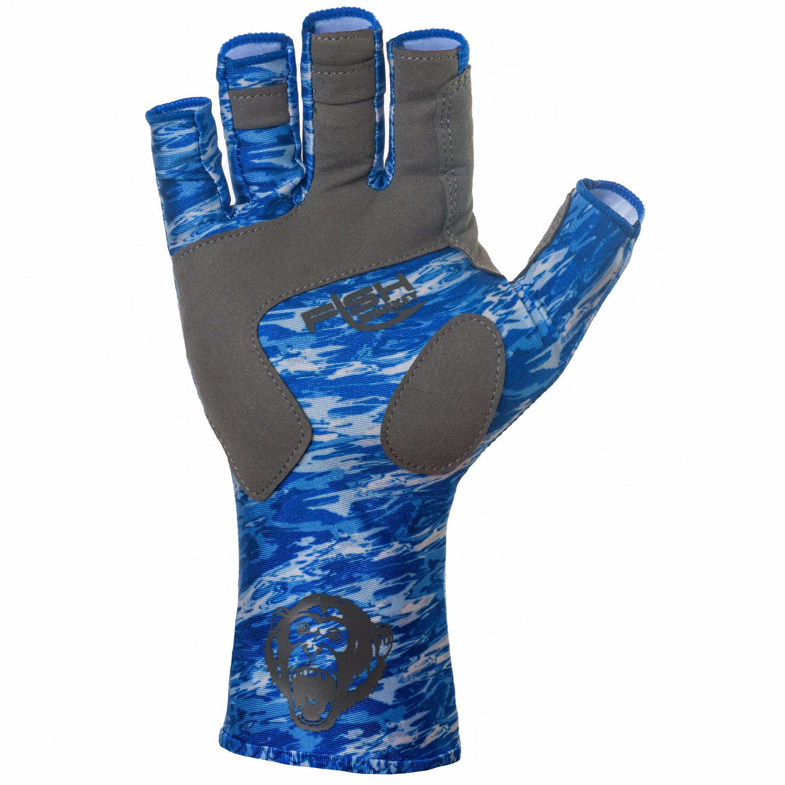 Fish Monkey FM11 Half Finger Fishing Gloves - Breathable & Grip Enhanced for Fly Fishing, Kayaking, and Outdoor Sports