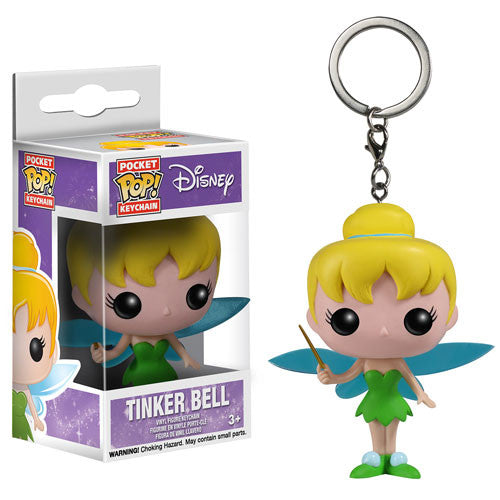 Disney Tinkerbell Pocket Pop! Keychain - Cute Fairy Character Keyring for Bags, Backpacks & Gifts | Official Disney Merchandise