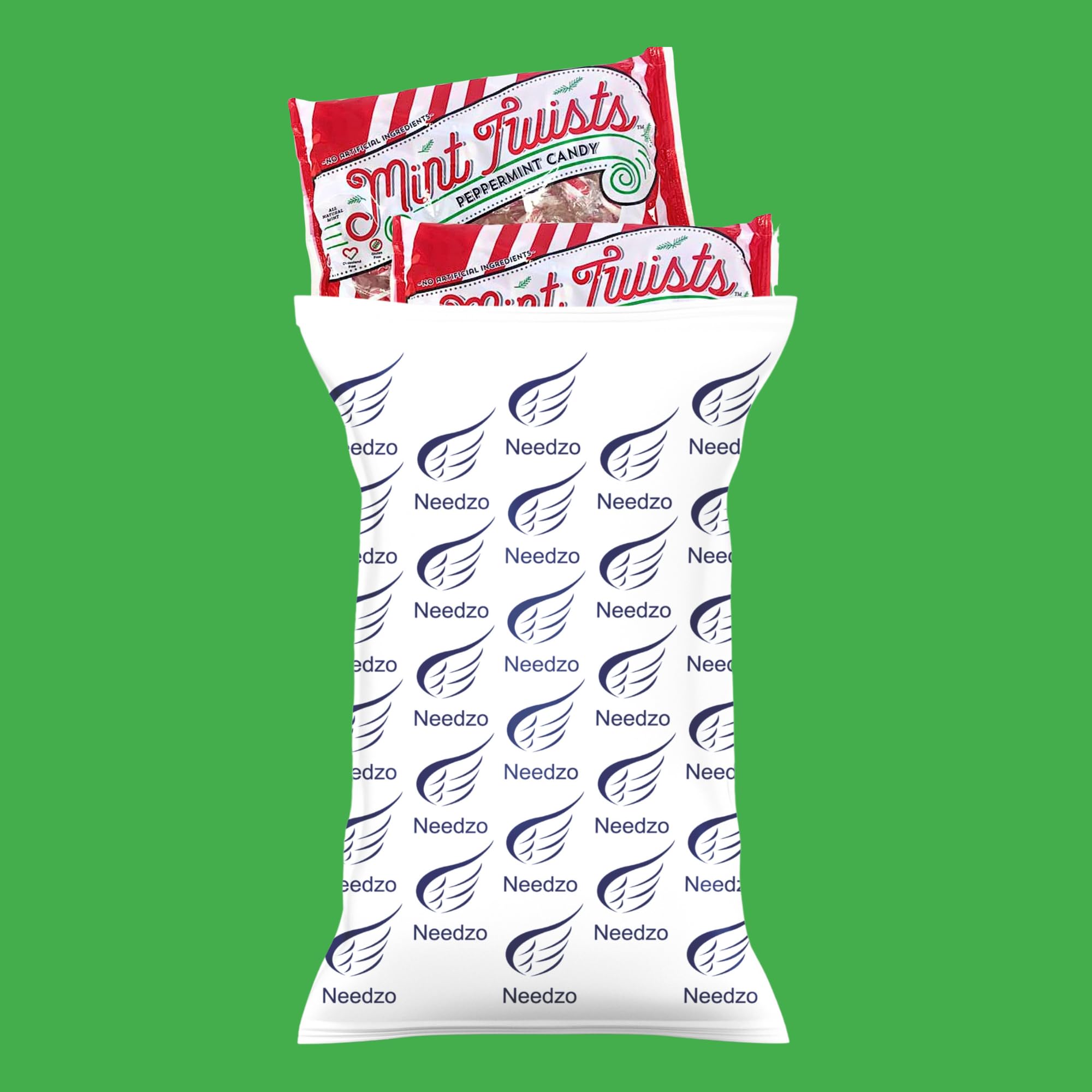 Soft Mints Bulk - Individually Wrapped Peppermint Candy for Fresh Breath | Old-Fashioned Melt in Mouth Mints | Perfect for Cupcake Toppers, Party Favors & Office Treats | Pack of 2