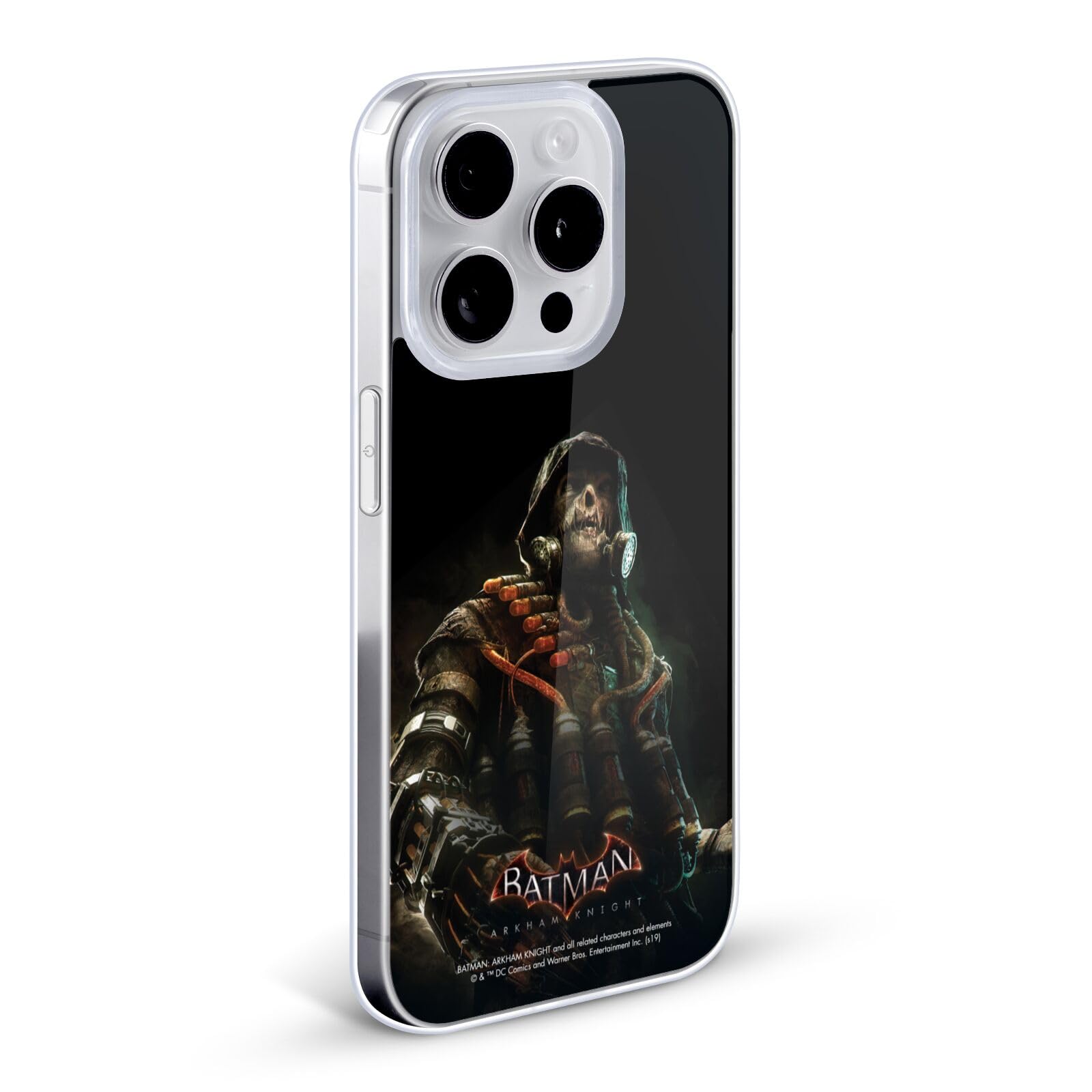 Official Batman Arkham Knight Scarecrow Soft Gel Case for iPhone 13 Pro Max - Licensed DC Comics Character Phone Cover - Perfect for Gamers, Collectors & Superhero Fans