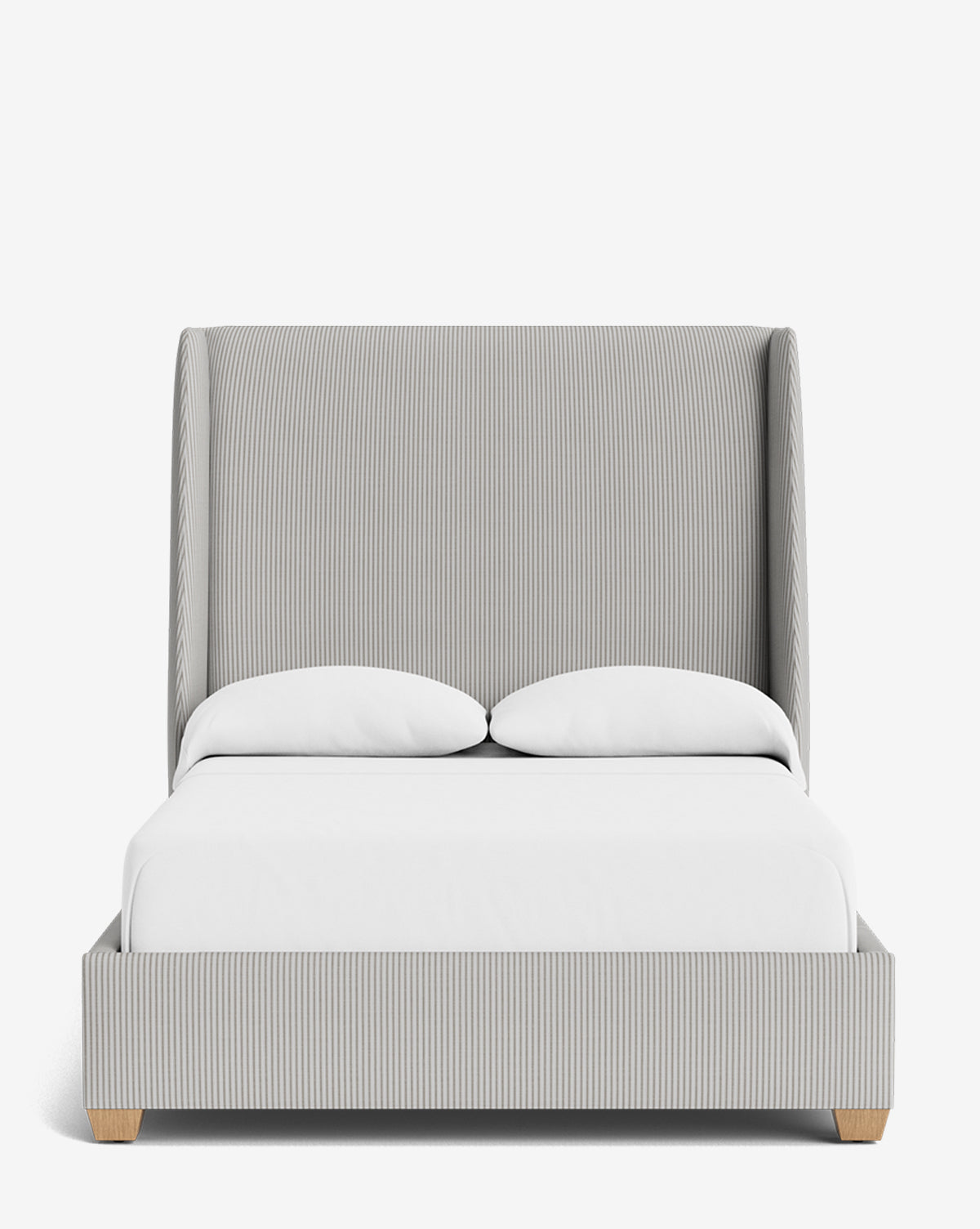 Walt Bed Tall Headboard - Queen Size Upholstered Bed Frame with Adjustable Height - Perfect for Modern Bedroom Decor & Small Spaces