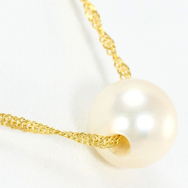 18K Yellow Gold Pearl Necklace for Women - Elegant Bridal Jewelry, Birthday Gift, Anniversary Present - Perfect for Weddings, Parties & Special Occasions