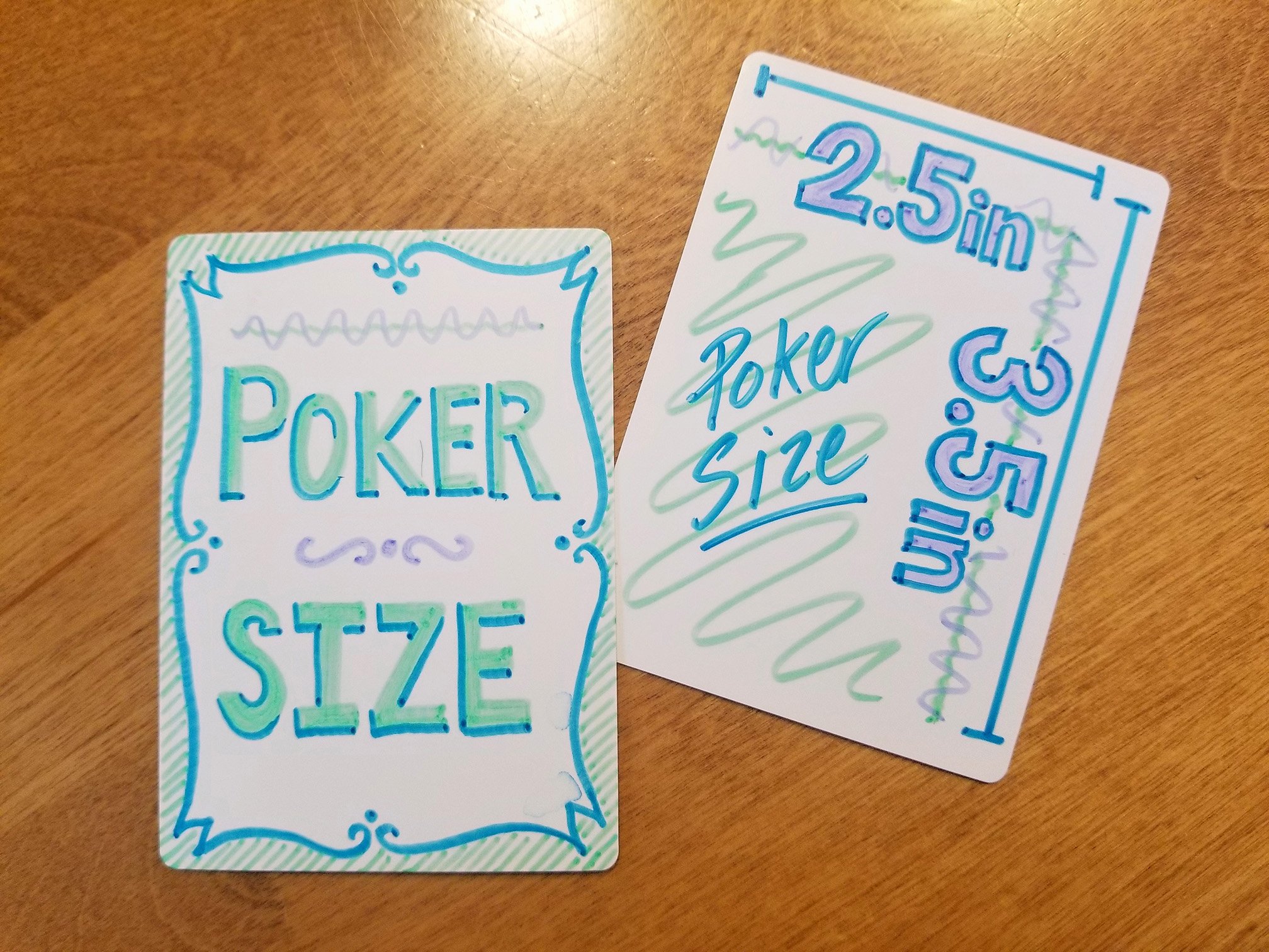 Blank Poker Size Cards - 180 Uncoasted White Index Cards for Poker, Games & Note-Taking | Apostrophe Games | Perfect for Casino Nights, DIY Projects & Study Flashcards