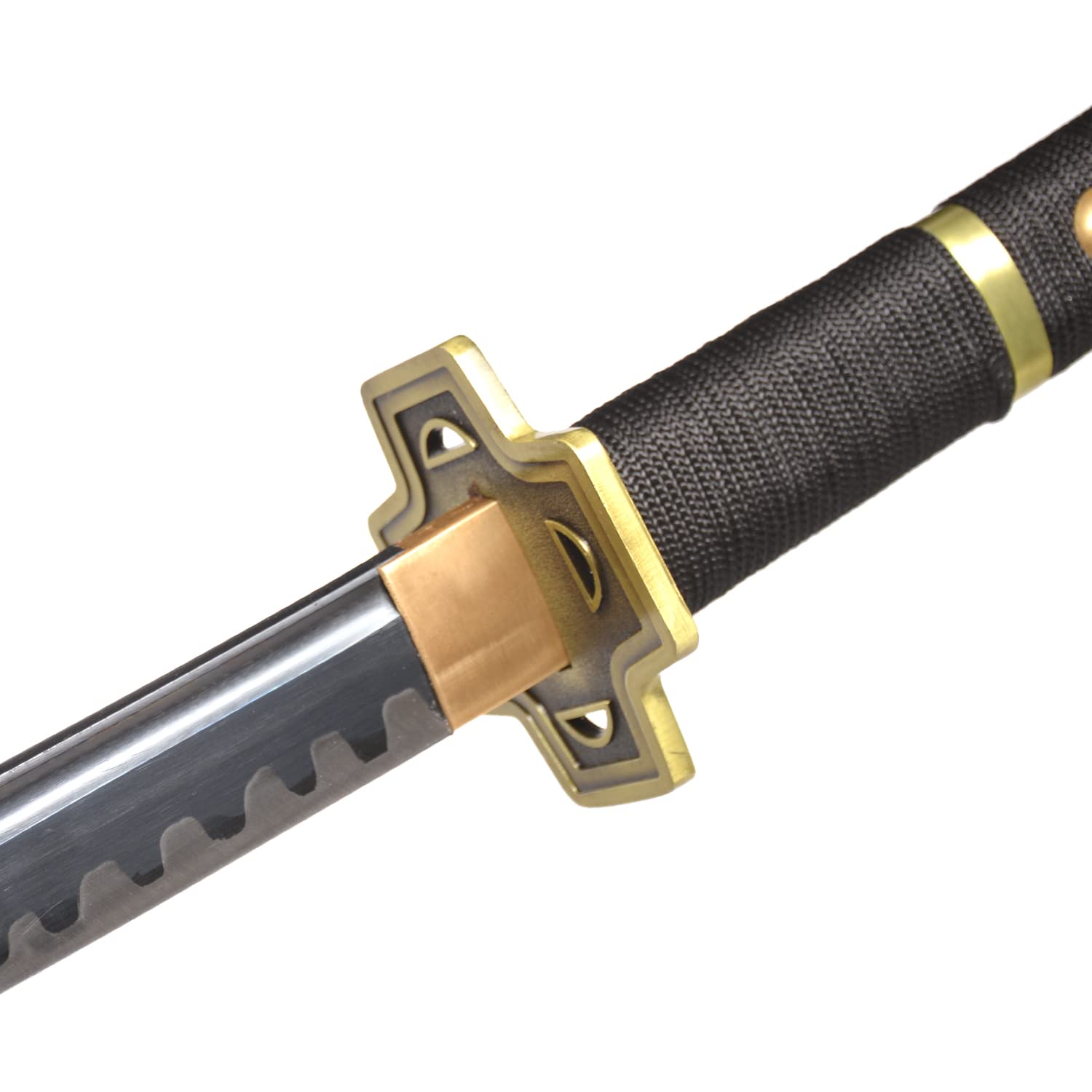Hand-Forged Roronoa Zoro Katana Sword - Anime Cosplay Replica with Sharp Blade (Kitetsu, Wado Ichimonji, Shusui, Yubashiri, Yama Enma) | Full Tang 1045 Medium Carbon Steel | Includes Display Stand | Perfect for Cosplay, Collectors & Martial Arts Training