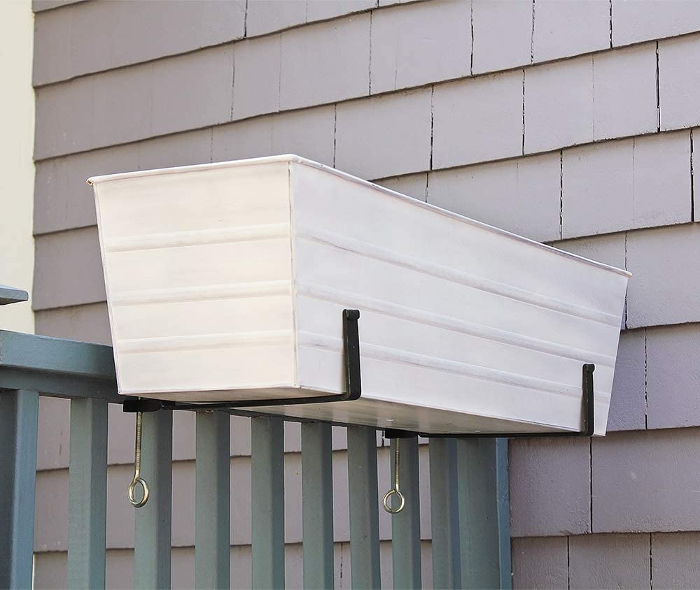 Large Cape Cod Flower Box - Outdoor Wooden Planter for Garden, Patio, and Window Decor - Perfect for Flowers, Herbs, and Plants
