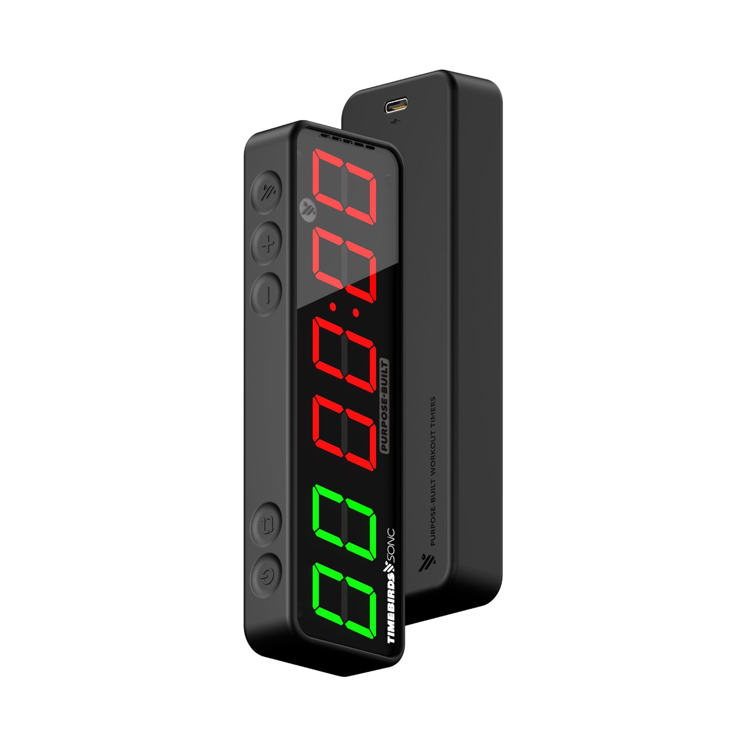 Timebirds® Mini Timer - Digital Kitchen Timer with Magnetic Back, Loud Alarm, Countdown & Stopwatch - Perfect for Cooking, Baking, Studying & Workouts