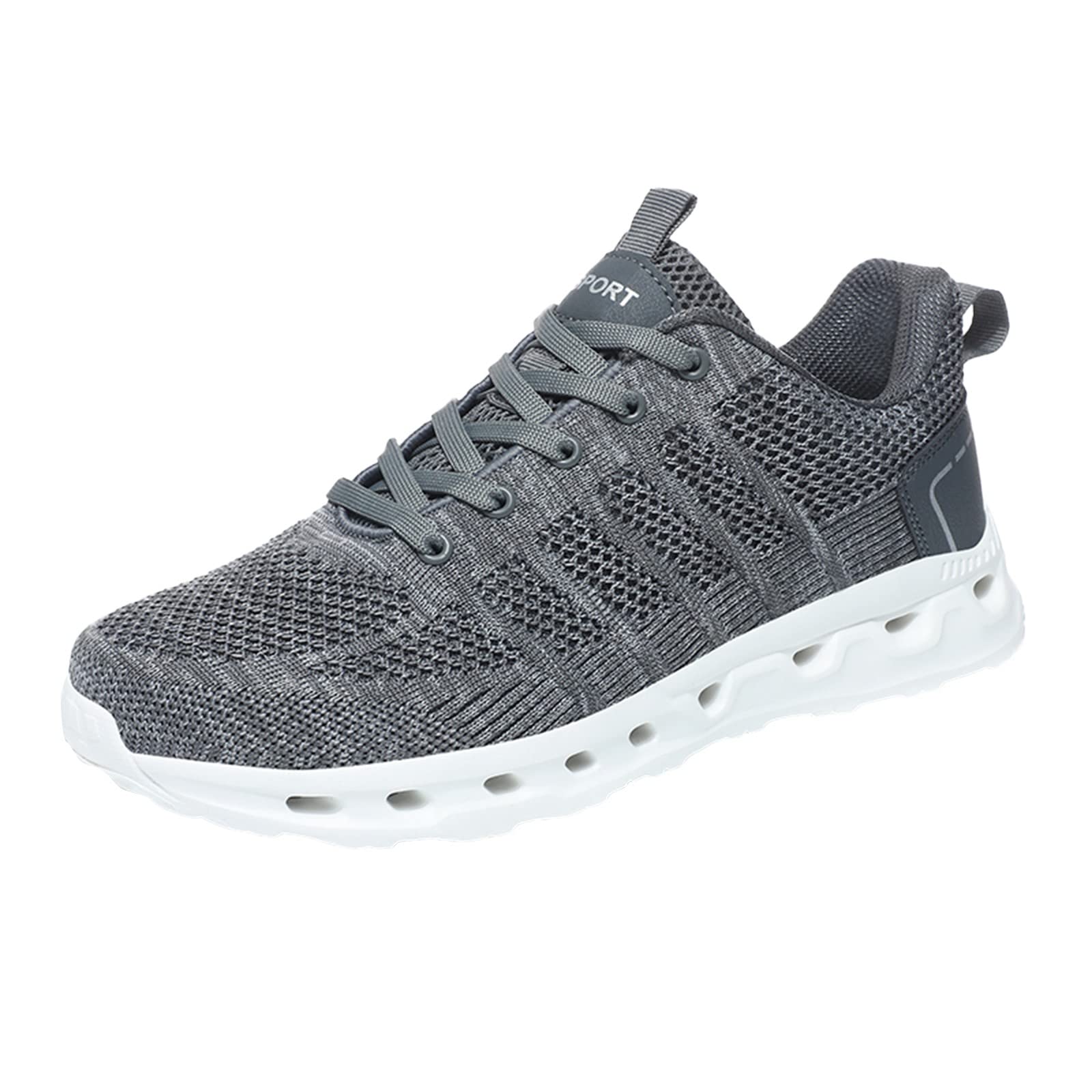 FAJIA Men's Wide Golf Shoes - Breathable Mesh Summer Sneakers with Non-Slip Sole for Outdoor Running & Casual Wear | Perfect for Golf, Walking, and Daily Activities